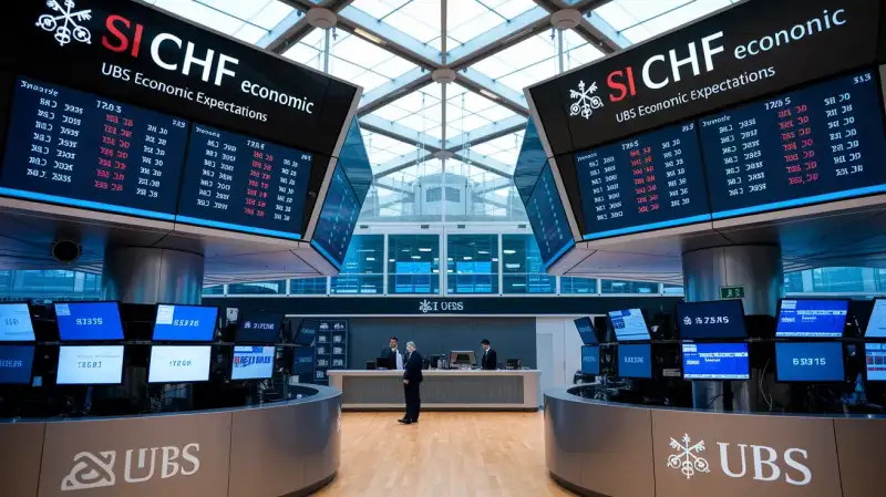 Expectative economice UBS pentru Elveția se prăbușesc puternic, adâncind perspectiva pesimistă pentru activele denominate în franc