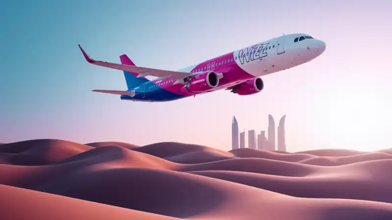 Wizz Air reia zborurile spre Orientul Mijlociu din toamnă: Rută nouă din Cluj-Napoca