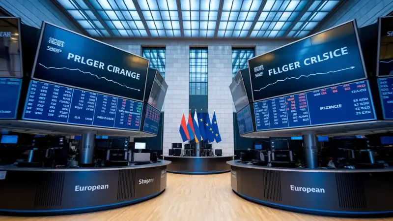 Piețele europene încheie ziua pe creștere, susținute de scăderea prețurilor petrolului și a randamentelor obligațiunilor