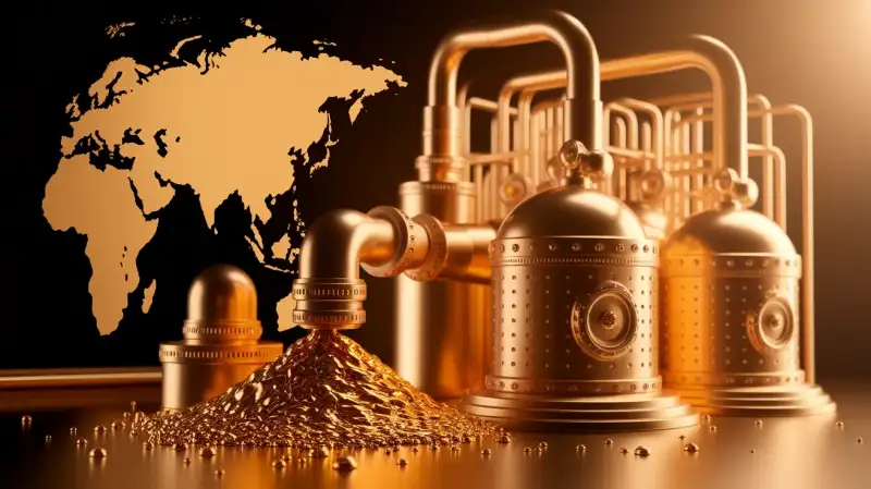 Producătorii Mondiali de Aur Încep să-și Acumuleze Aurul Propriu