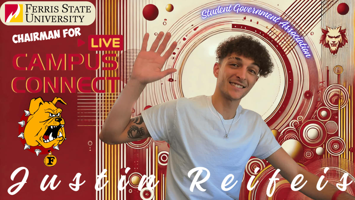 Justin chairing Campus Connect Live
