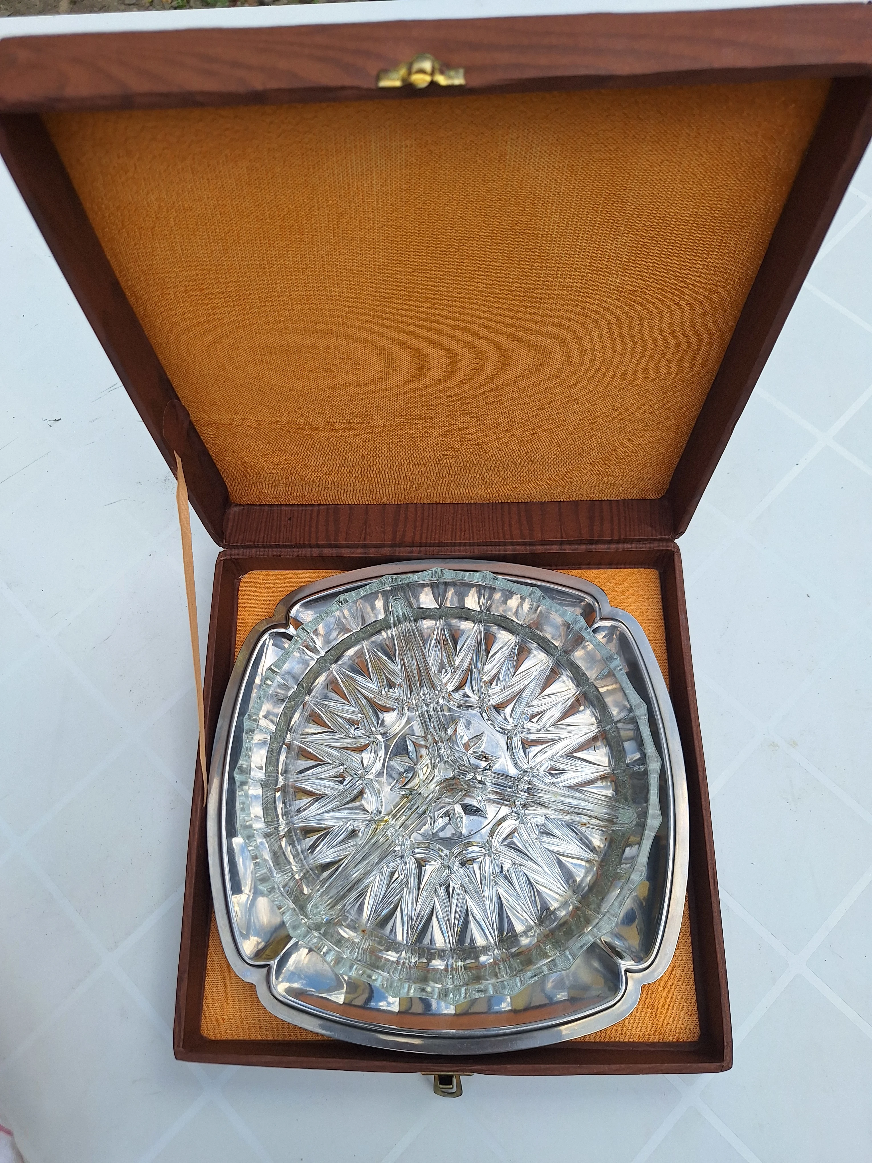 Set di cristallo vintage con scatola - view 2