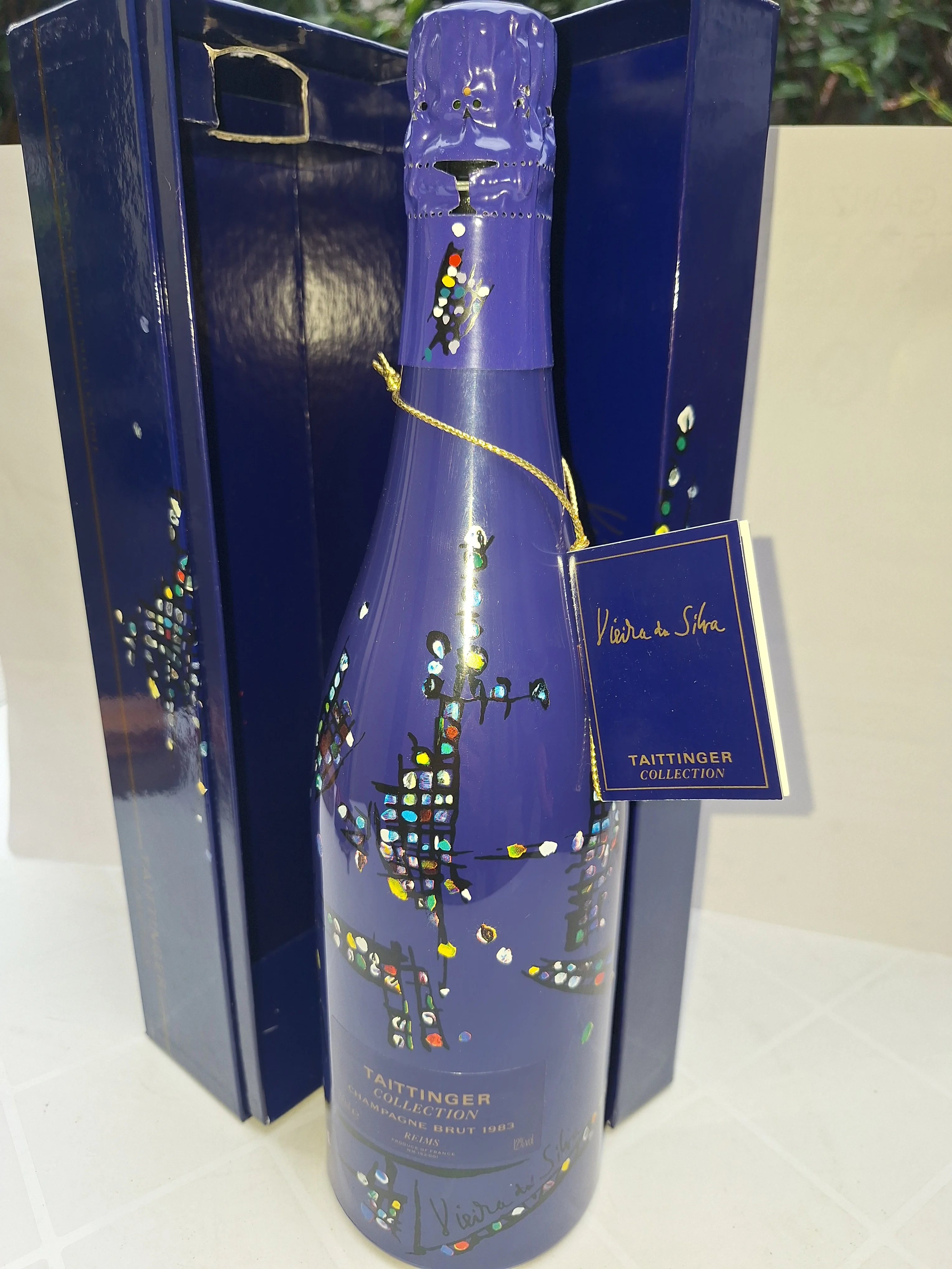 Taittinger Collection 1983 Vieira da Silva – Champagne Millésimé da Collezione con Scatola e Tag Originali