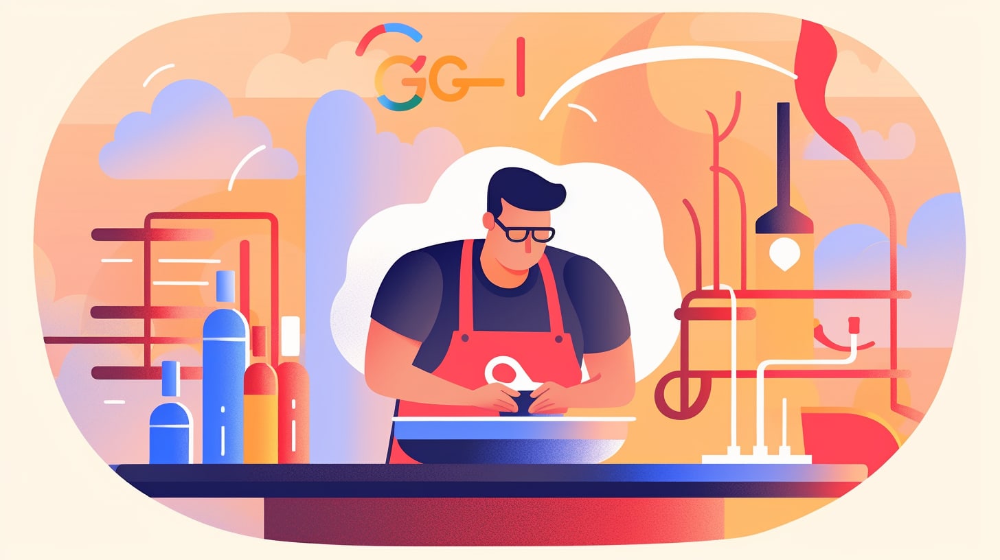 A person using the Labs icon to join Google's early stage experiments