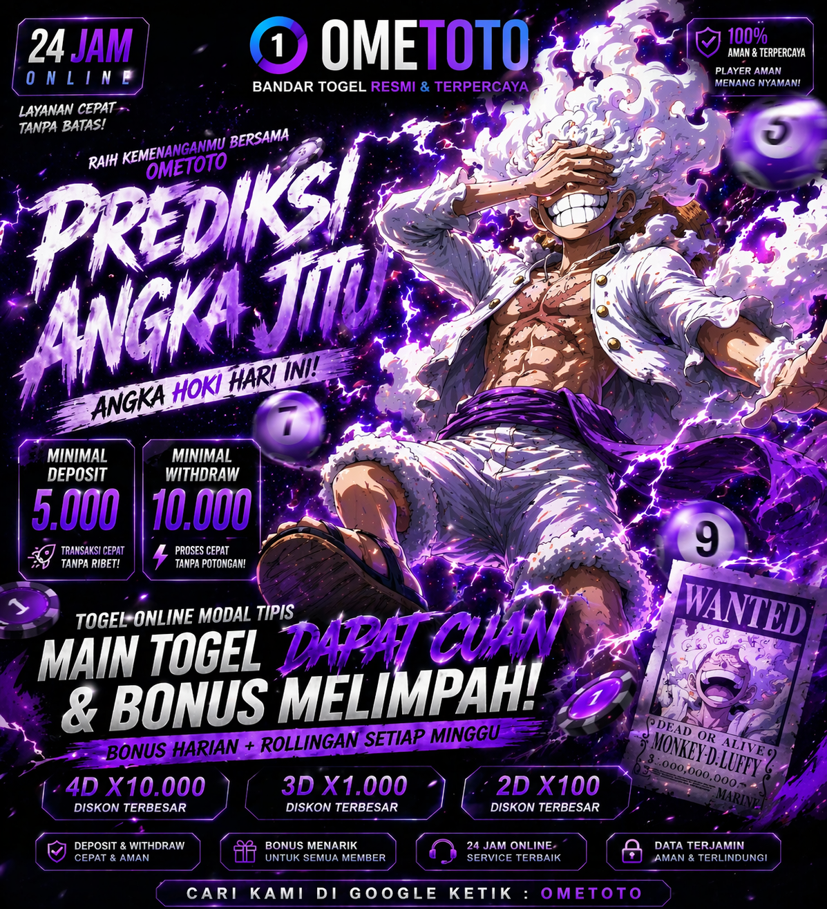 OMETOTO 🏆 Situs Toto 4D Online Resmi dengan Bonus Harian Terbesar