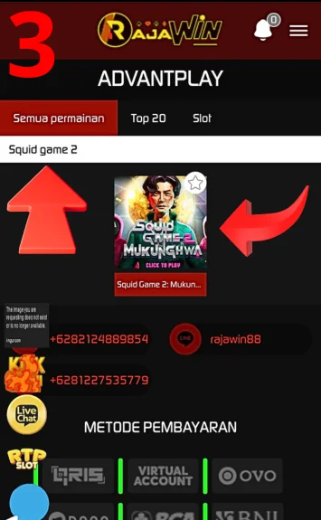 RAJAWIN Game Squid Game 2: Mukunghwa