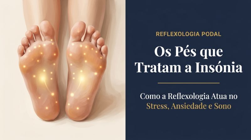 Os Pés que Tratam a Insónia: O Que a Reflexologia Podal Faz ao Teu Sistema Nervoso