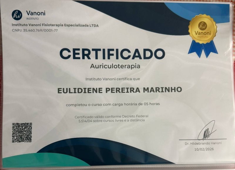 Diploma — Auriculoterapia
