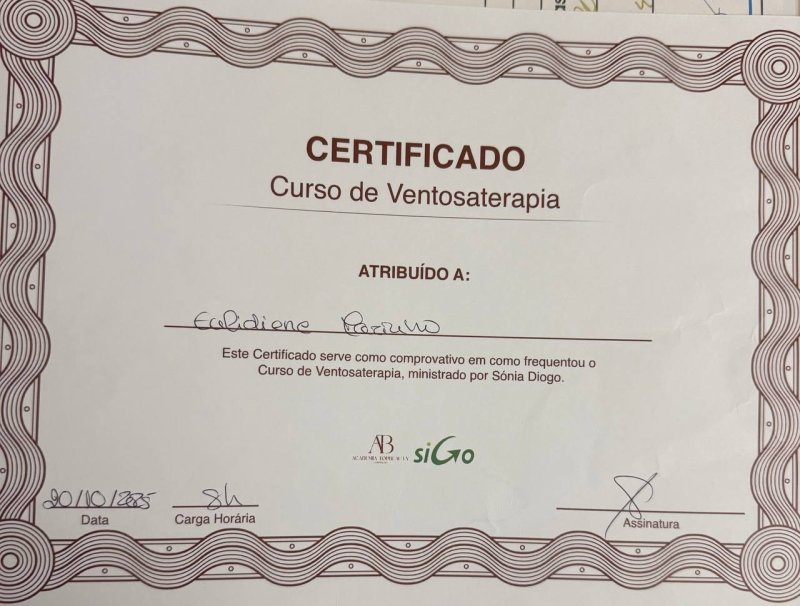 Diploma — Ventosaterapia