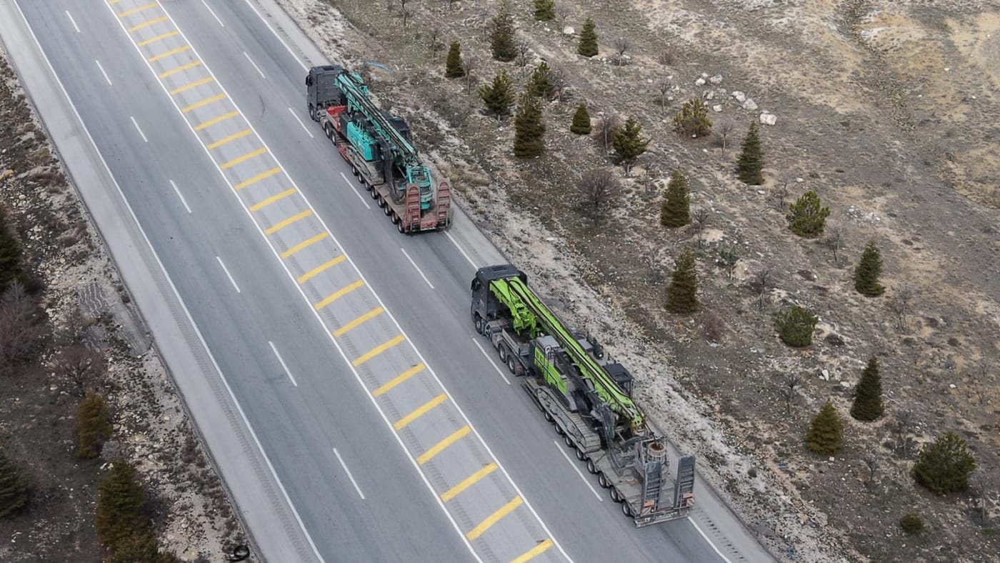 Yurtiçi nakliye — lowbed ile ağır yük taşımacılığı