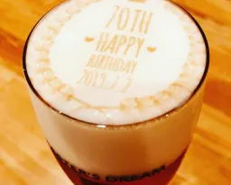 神泡アート生ビール