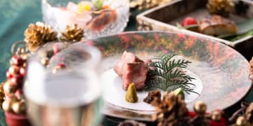 「伝統×革新」がテーマの懐石料理コース | 【12月24日・25日限定★個室確約クリスマスディナープラン】旬の食材を味わう懐石全7品＆乾杯シャンパン付き★新宿の中心で、大切な人と心温まるクリスマスを