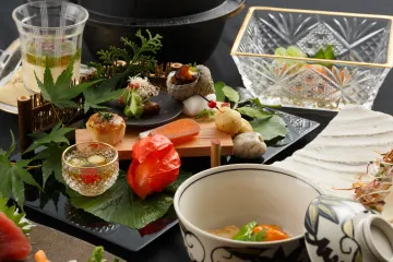 贅沢食材を取り入れた極上の懐石料理 | Anny限定【個室確約アニバーサリープラン】松阪牛や旬の食材を堪能できる豪華懐石全9品★乾杯スパークリング＋花束＆ワインボトル付き＋アニバーサリーケーキ付き★