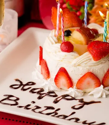 乾杯用シャンパンとメッセージ付きデザートで記念日を彩る | 【アニバーサリープラン】3種類から選べるコース+乾杯用シャンパン★上石神井の和食器フレンチで記憶に残る記念日ディナーを