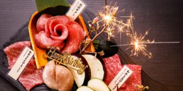 心華やぐおもてなしでご両家を祝福 | 【完全個室】結納・顔合わせプラン★厳選和牛を味わう焼肉会席全11品ディナー～雅 Miyabi ～＋乾杯ドリンク＋お祝い肉プレート★銀座の一等地で堪能する贅沢焼肉★