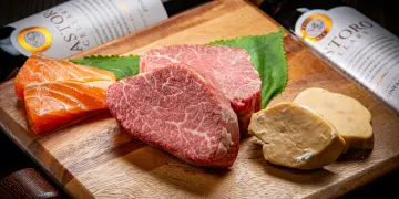 アニバーサリーにふさわしい極上食材の饗宴 | 【アニバーサリープラン】季節の鉄板焼や黒毛和牛フィレステーキなど全11品鉄板焼コース★虎ノ門の洗練された空間でアニバーサリーをお祝い★