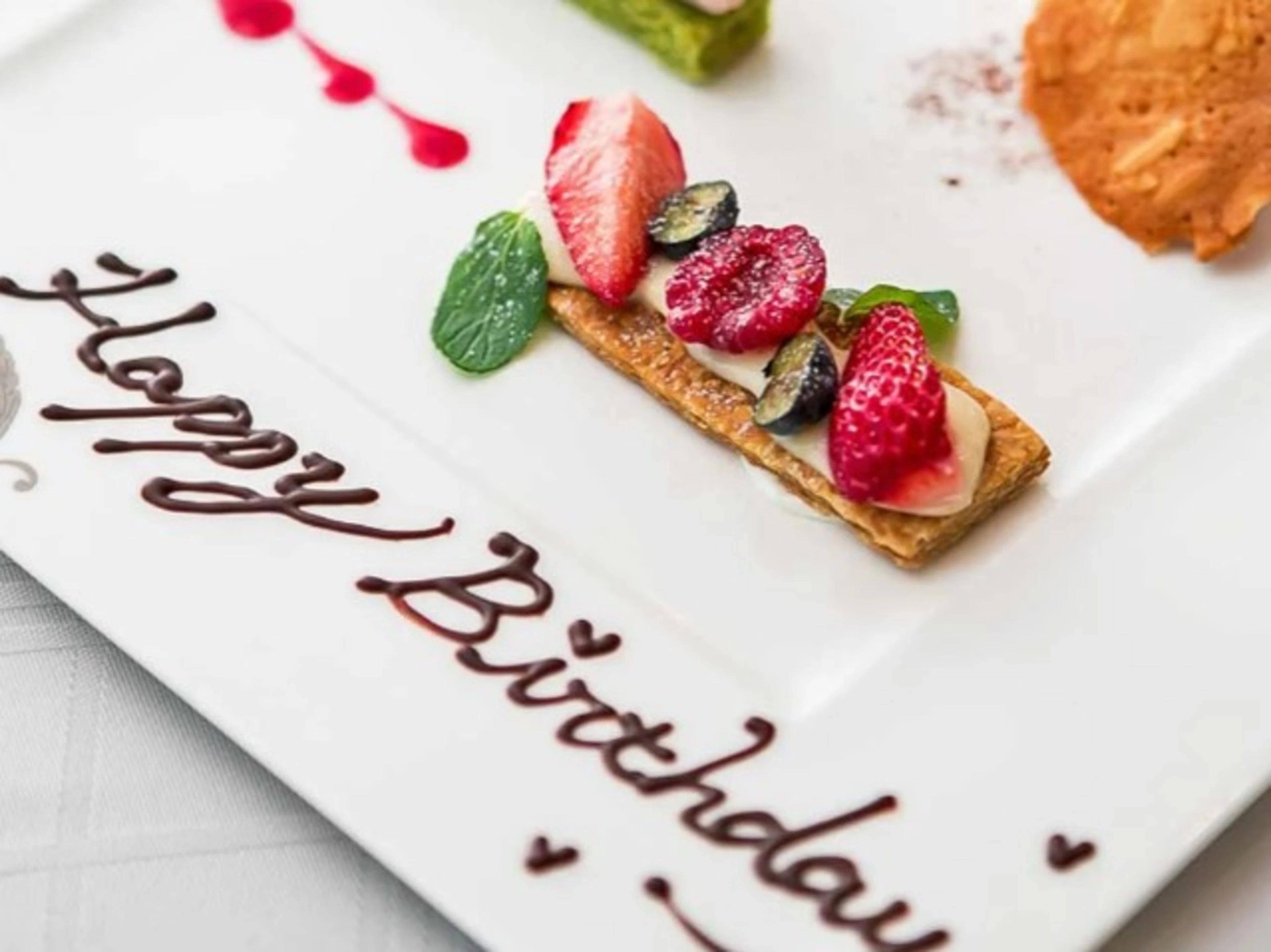 メッセージ付きケーキ