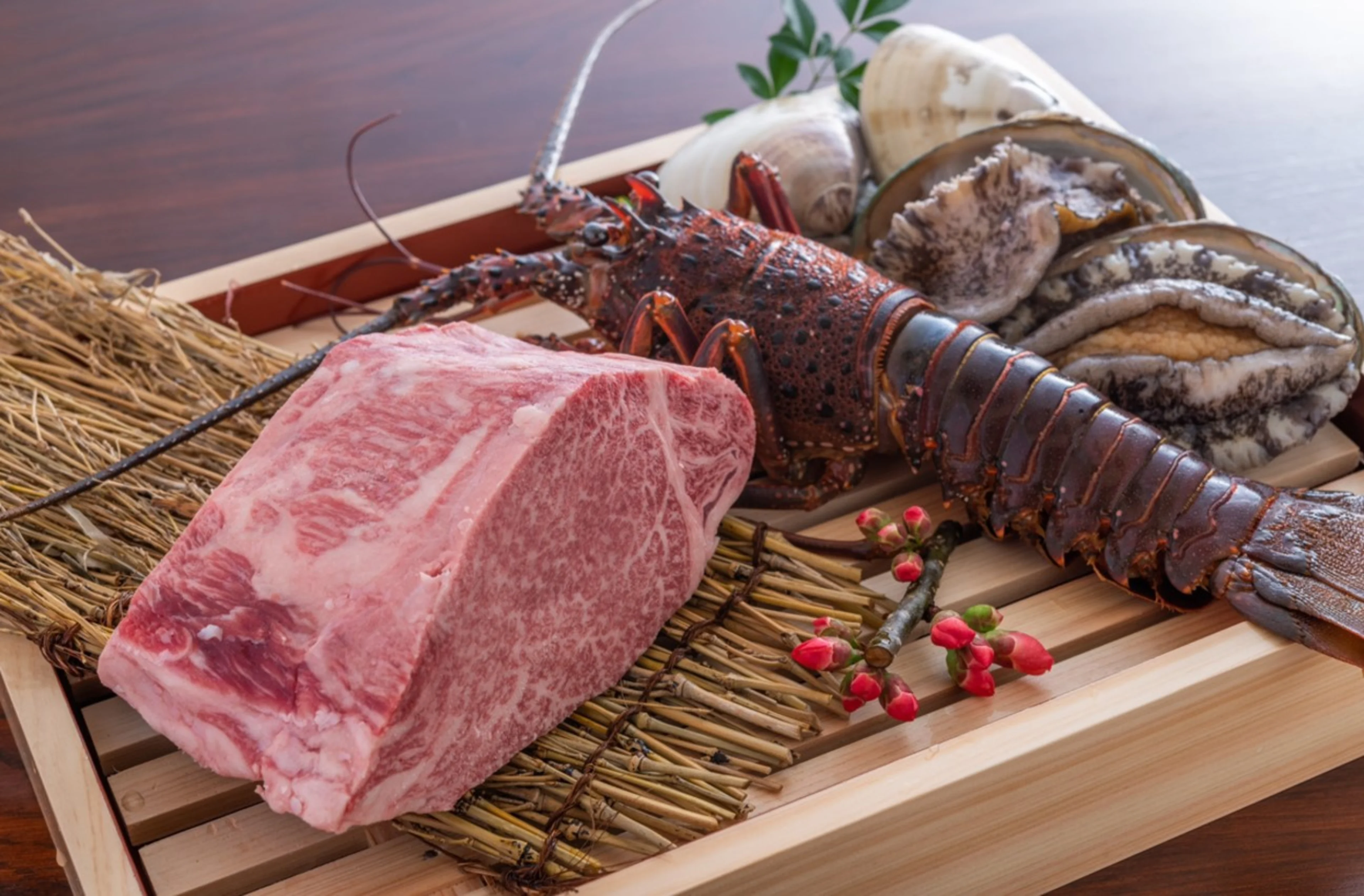 あみ焼きで楽しむ極上コース