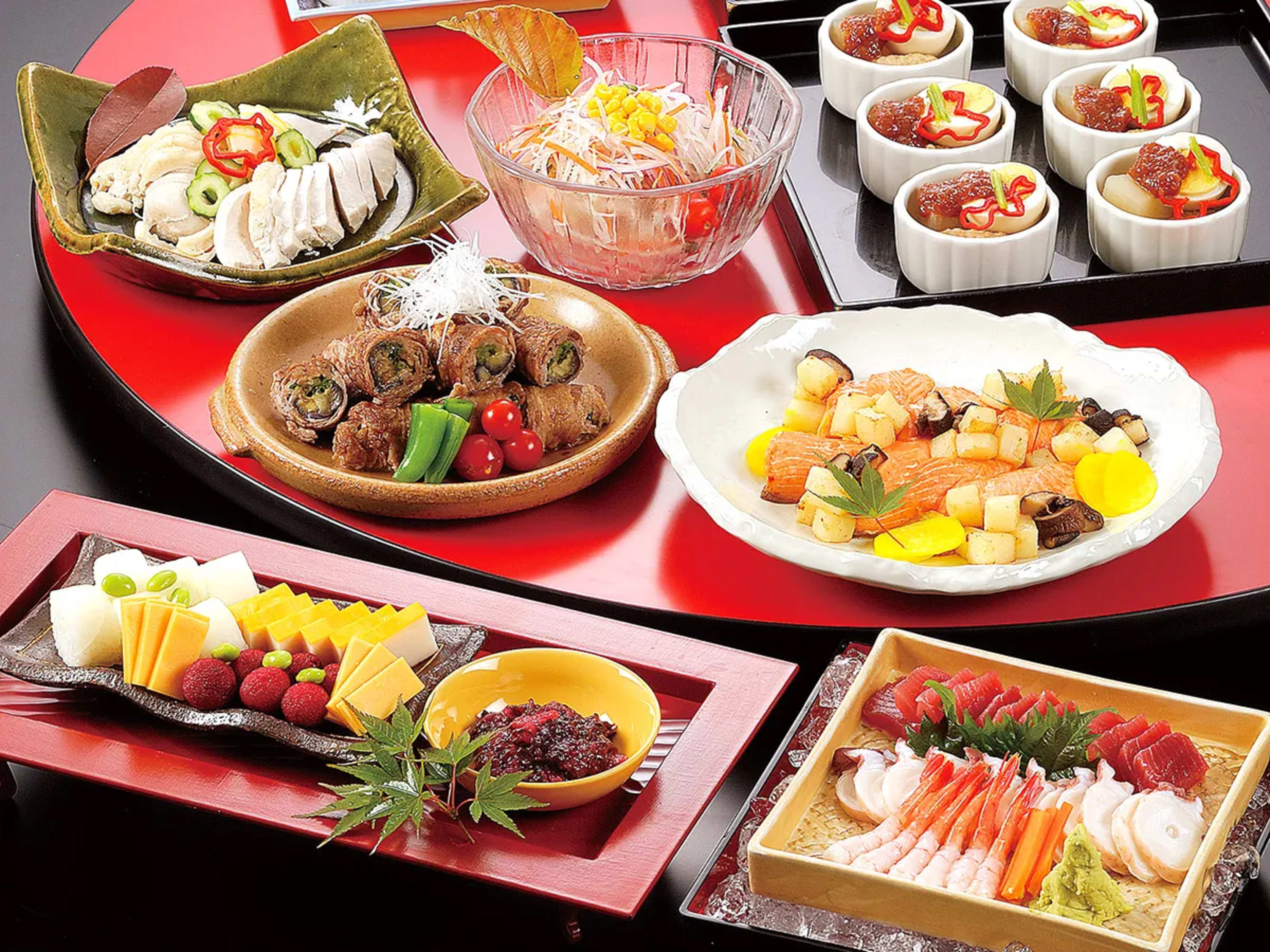 旬の食材を食材を使用した会席