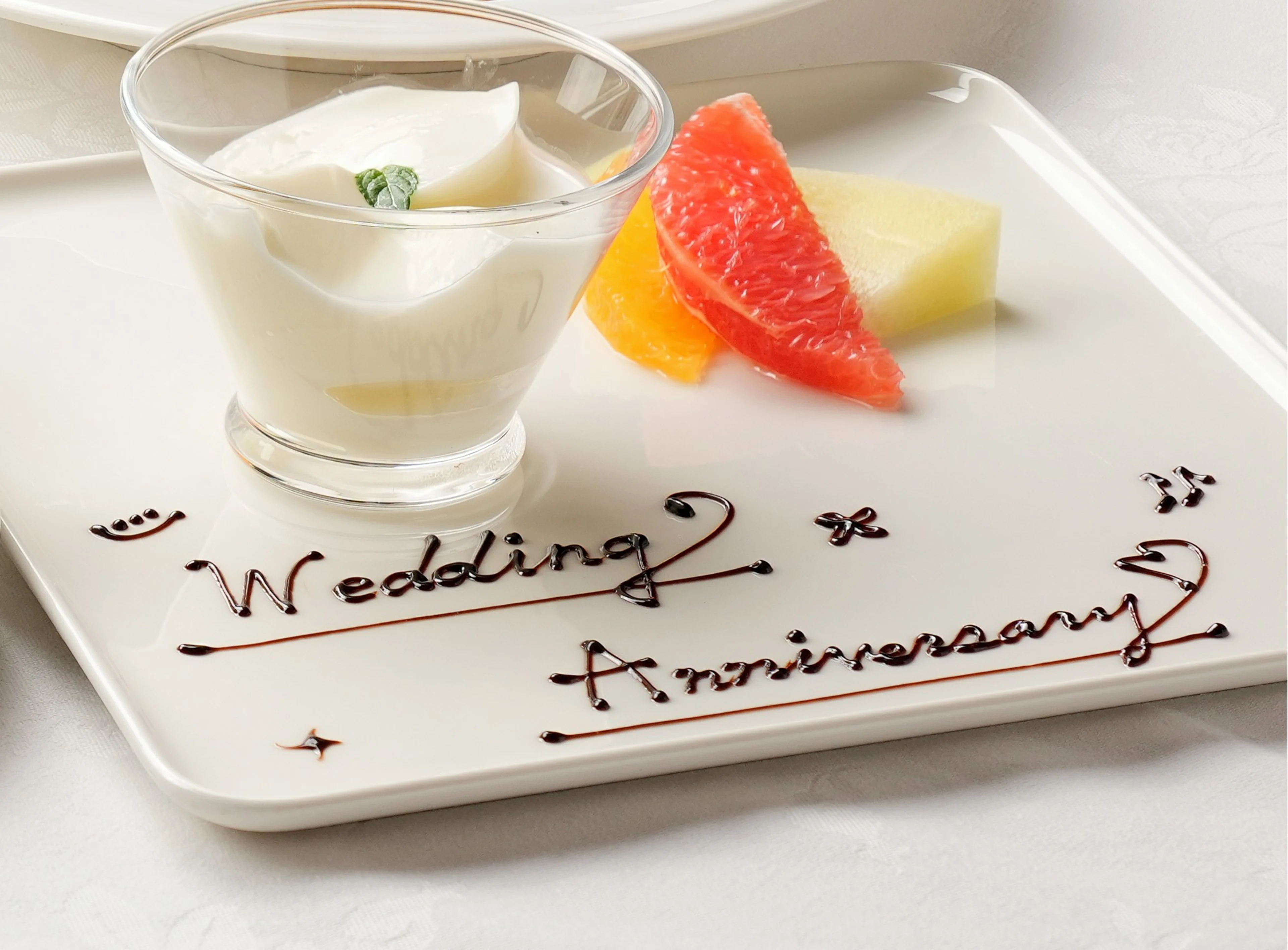 メッセージ付きプレート