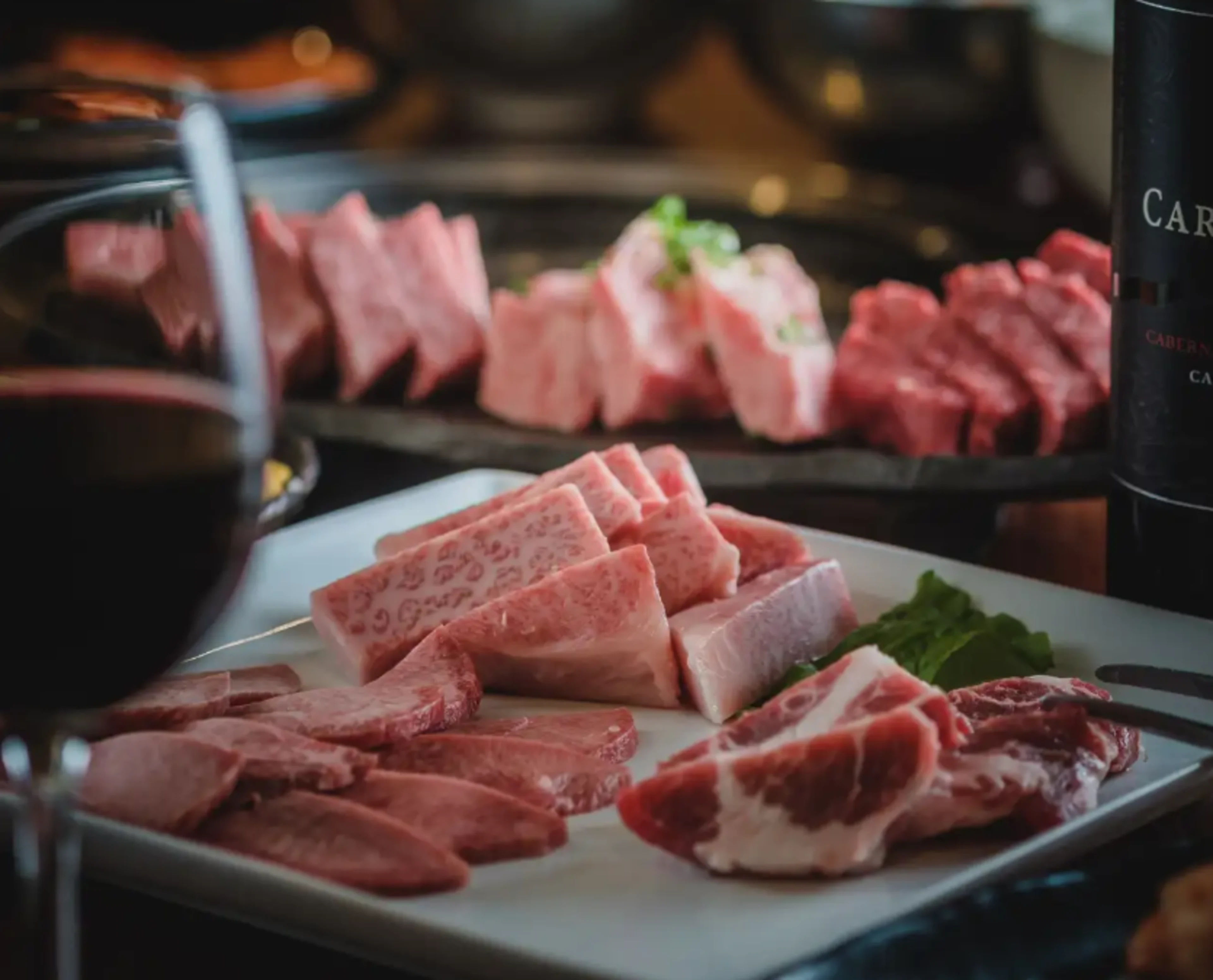 【個室確約×接待・会食プラン】A4ランク以上の黒毛和牛を堪能する焼肉ディナーコース★お土産つき＋メッセージ付きプレート＋飲み放題選択可★北新地で至福のひとときを