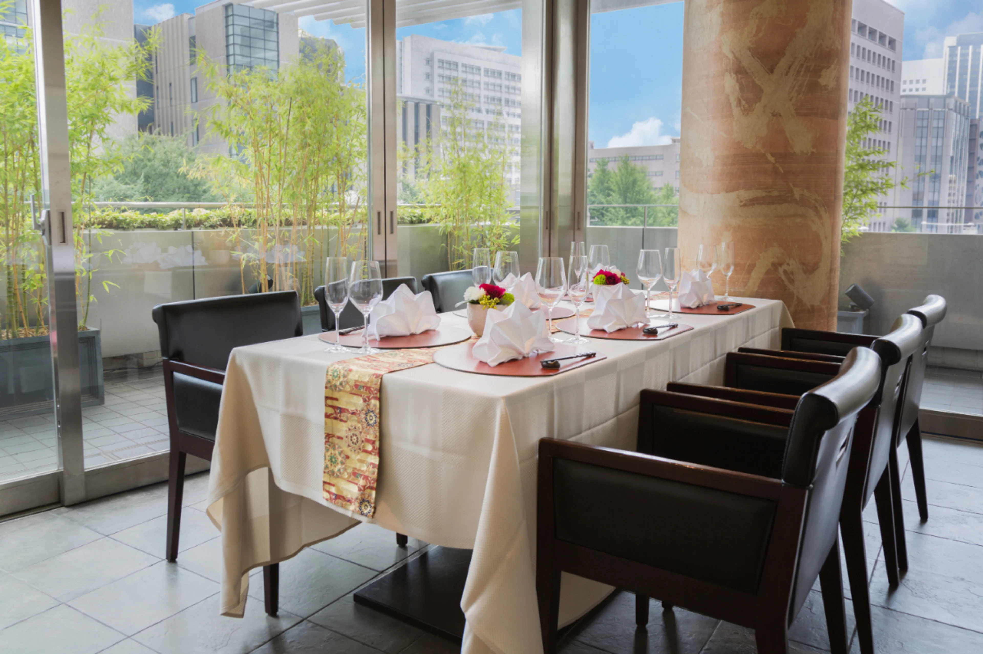 テラス付き個室席