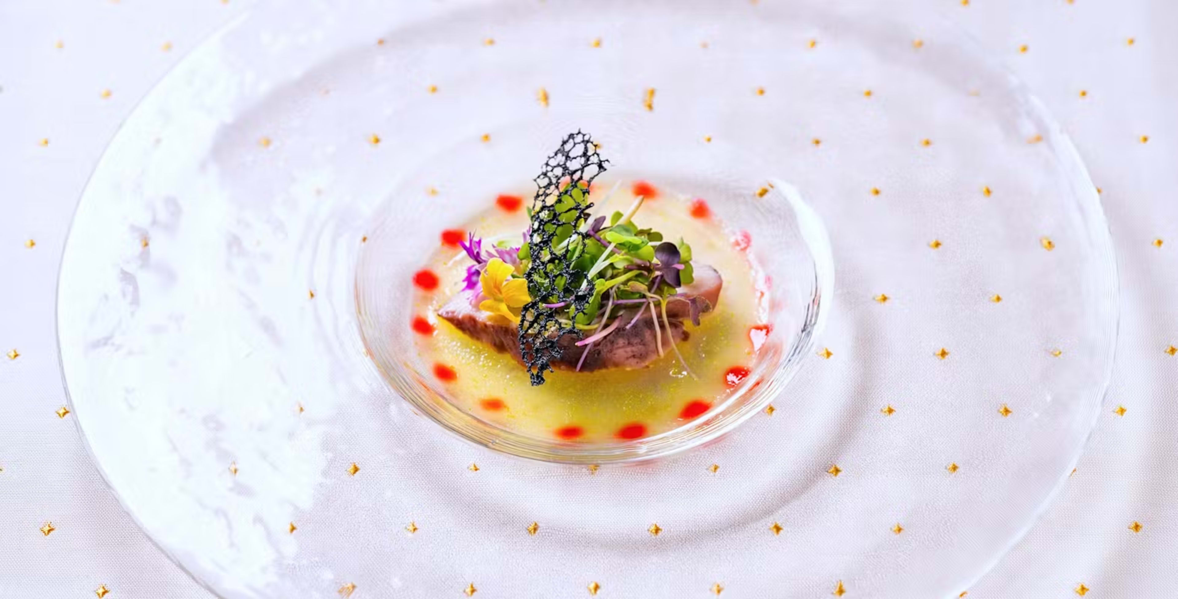 【最大16名×個室確約★お祝い/顔合わせ向けプラン】伝統と革新が光る魚介＆お肉の豪華Wメインイタリアンディナー＋2時間フリードリンク＆メッセージ付きプレート★築地市場駅から徒歩1分