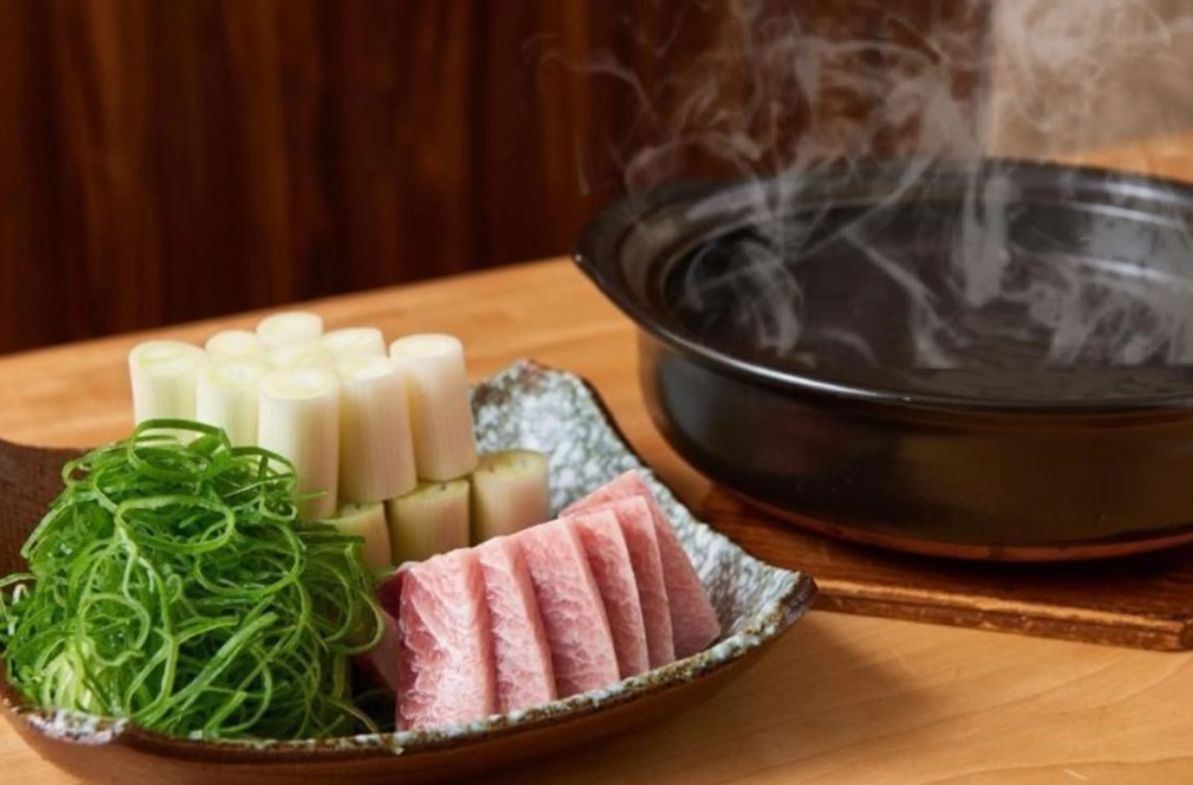 【個室確約★接待・会食プラン】厳選日本酒と共に名物「葱鮪鍋」と旬の美味を堪能する全7品ディナーコース＋選べるワンドリンク★新橋の隠れ家で特別なひとときを