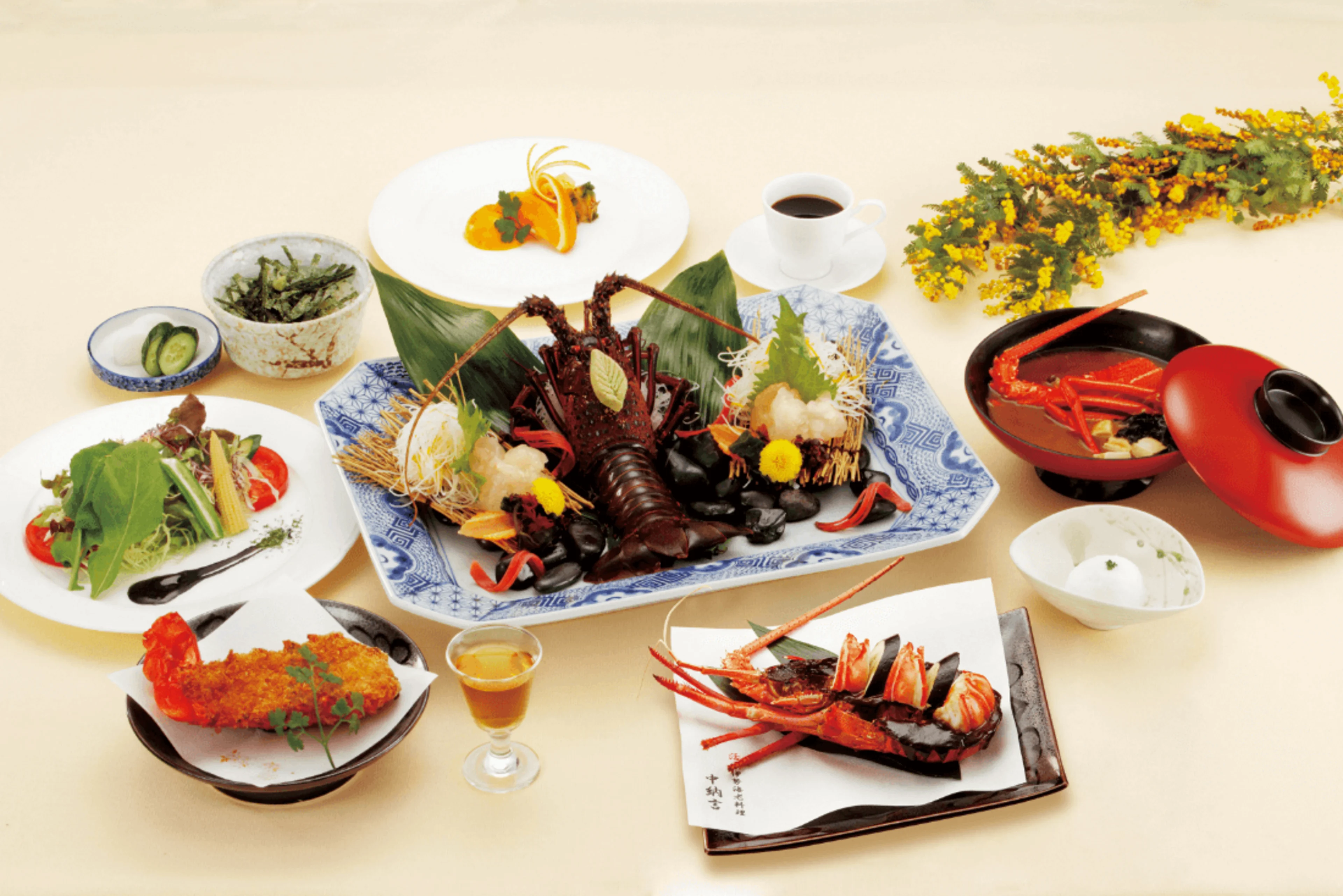 伊勢海老＆牛フィレの選べる贅沢コース