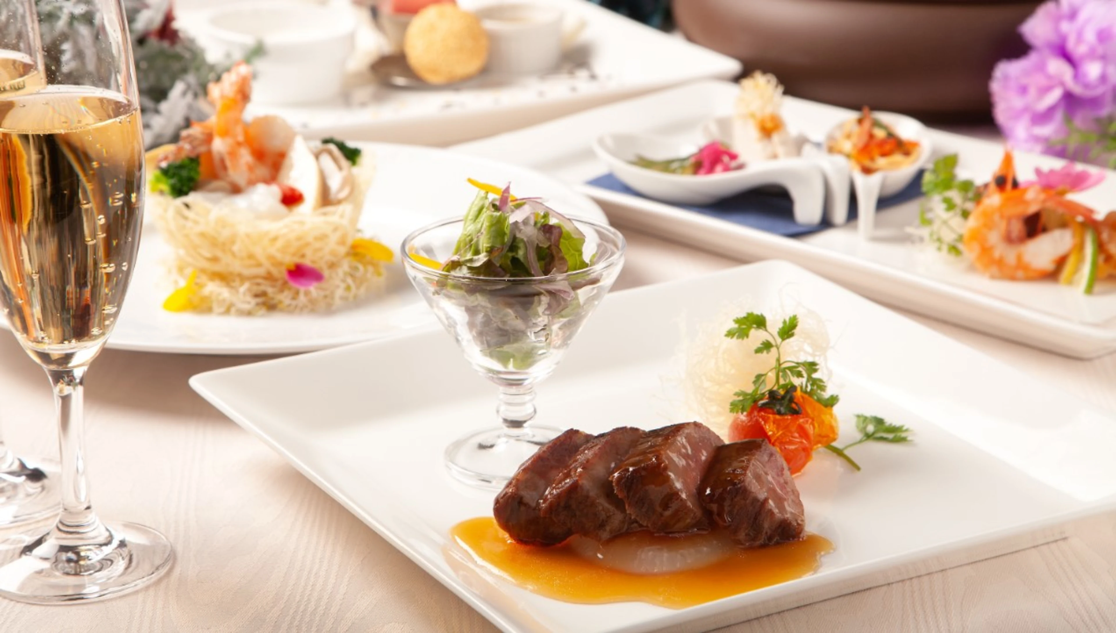 お祝いを華やかに彩る中国料理コース