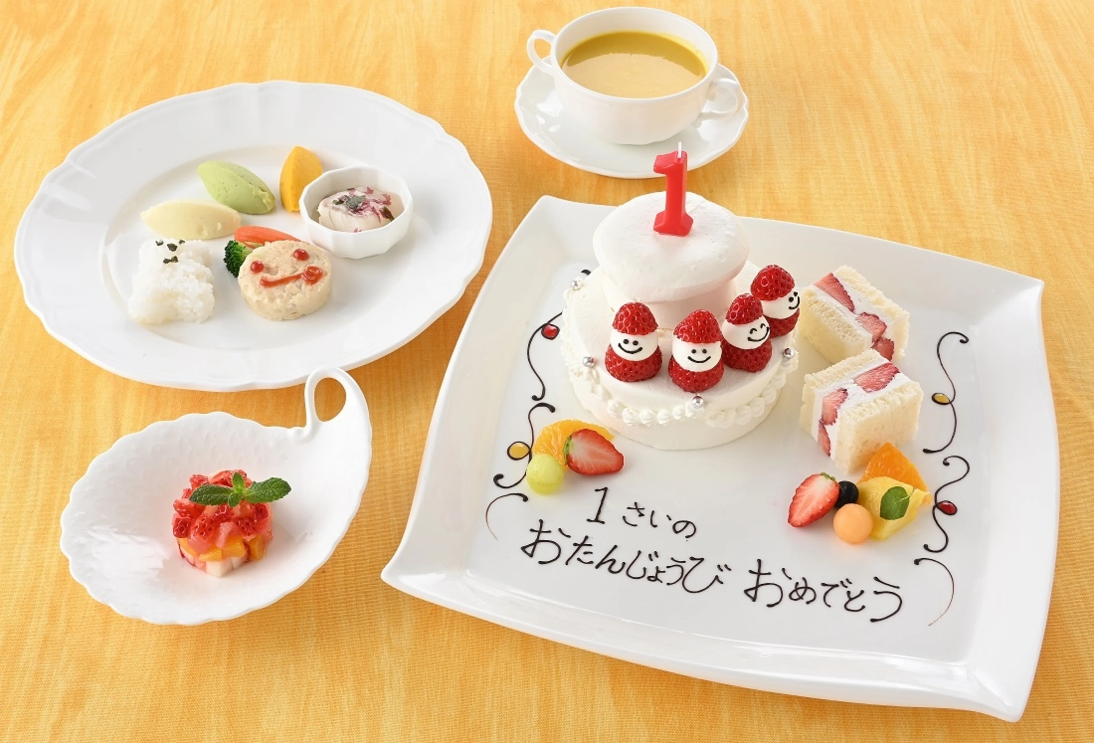 ファーストバースデーケーキ