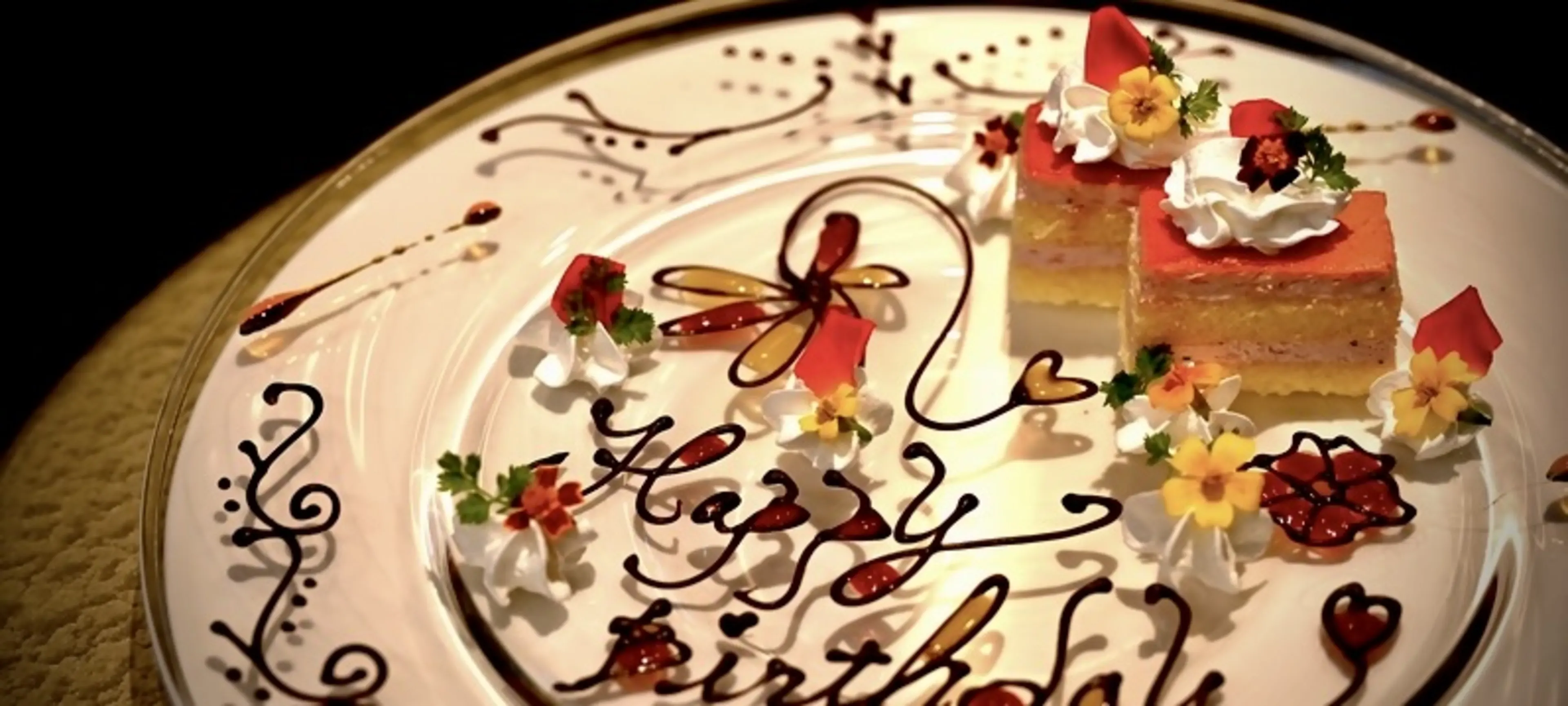 メッセージ付きプレート