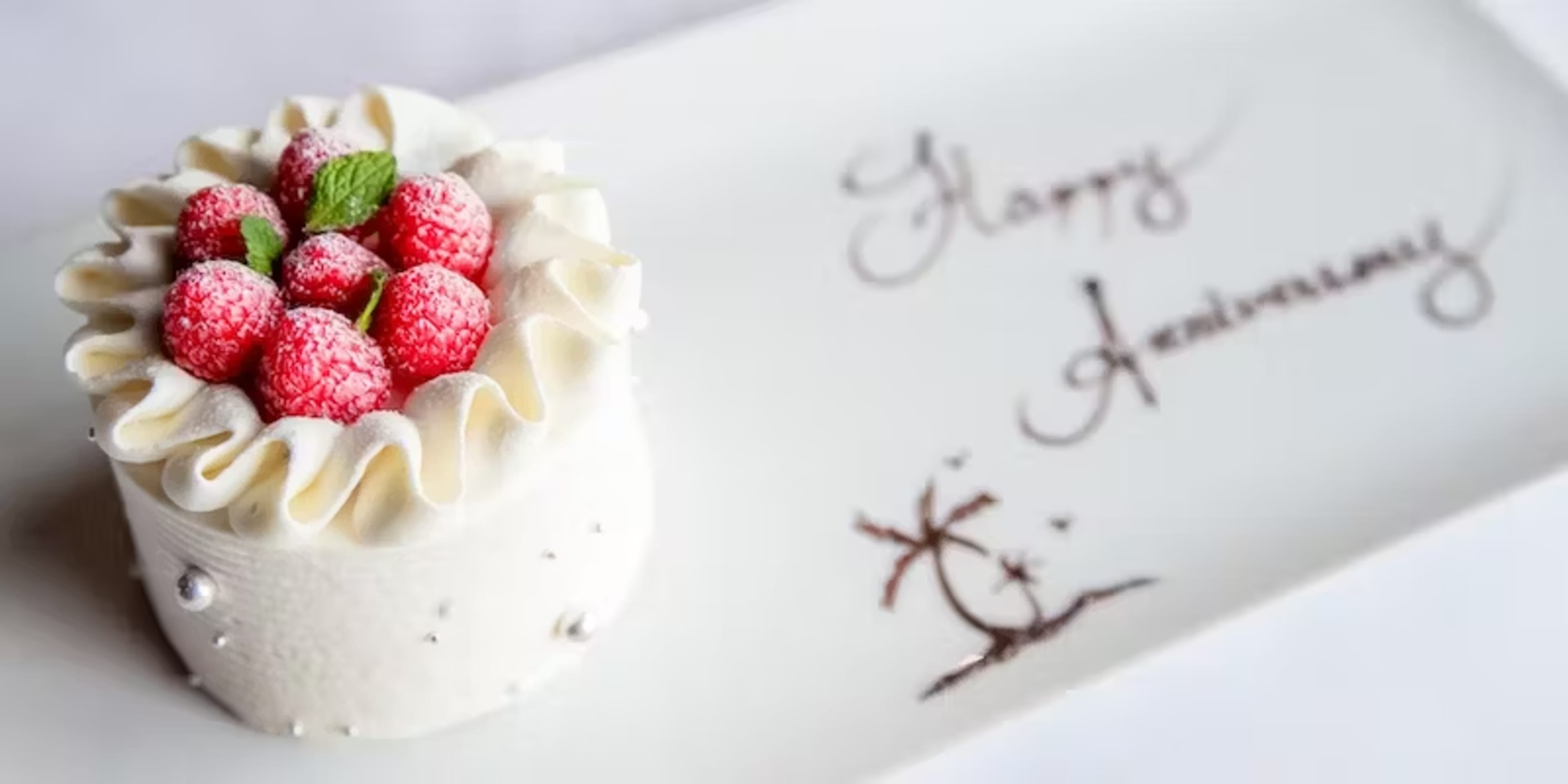 メッセージ付きデザートプレート