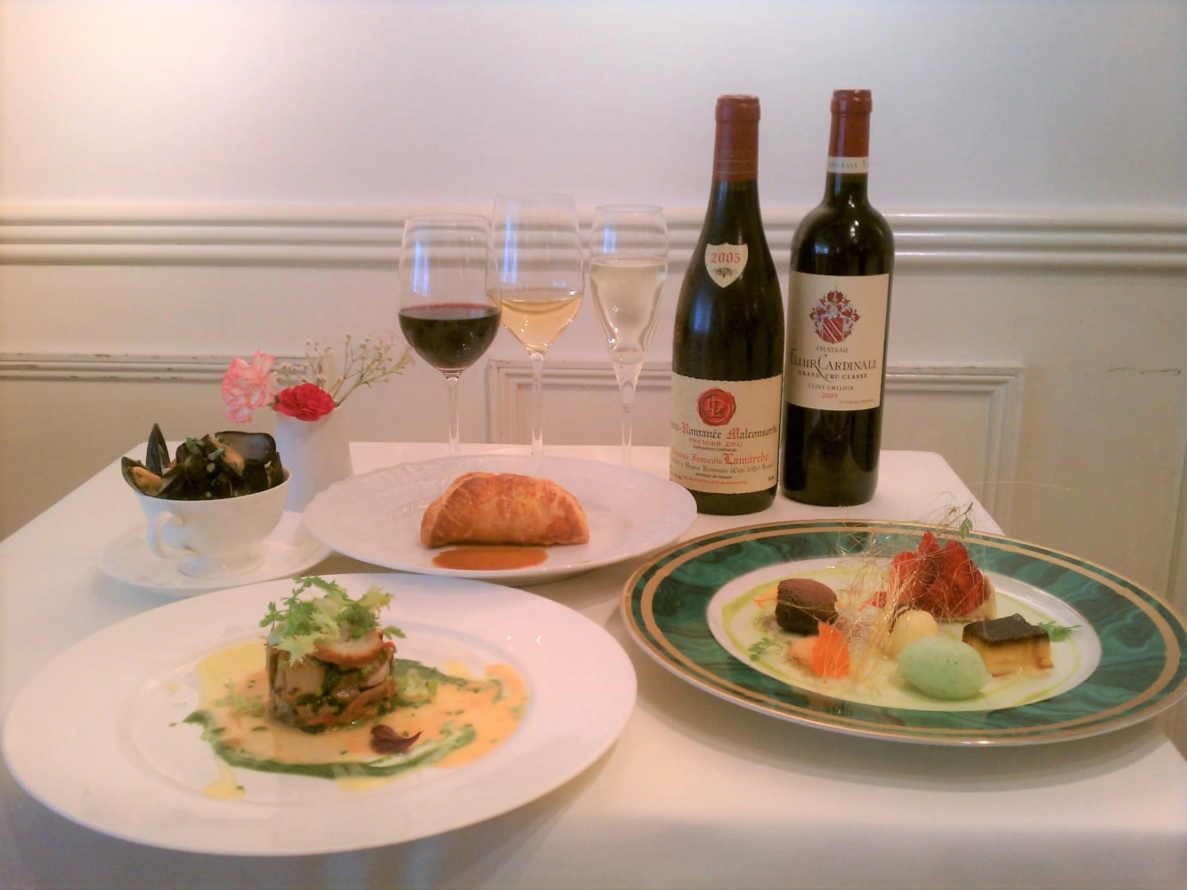 【誕生日お祝いプラン】シェフ特製全6品フレンチディナーコース★オリジナルギフト＋メッセージプレート付★