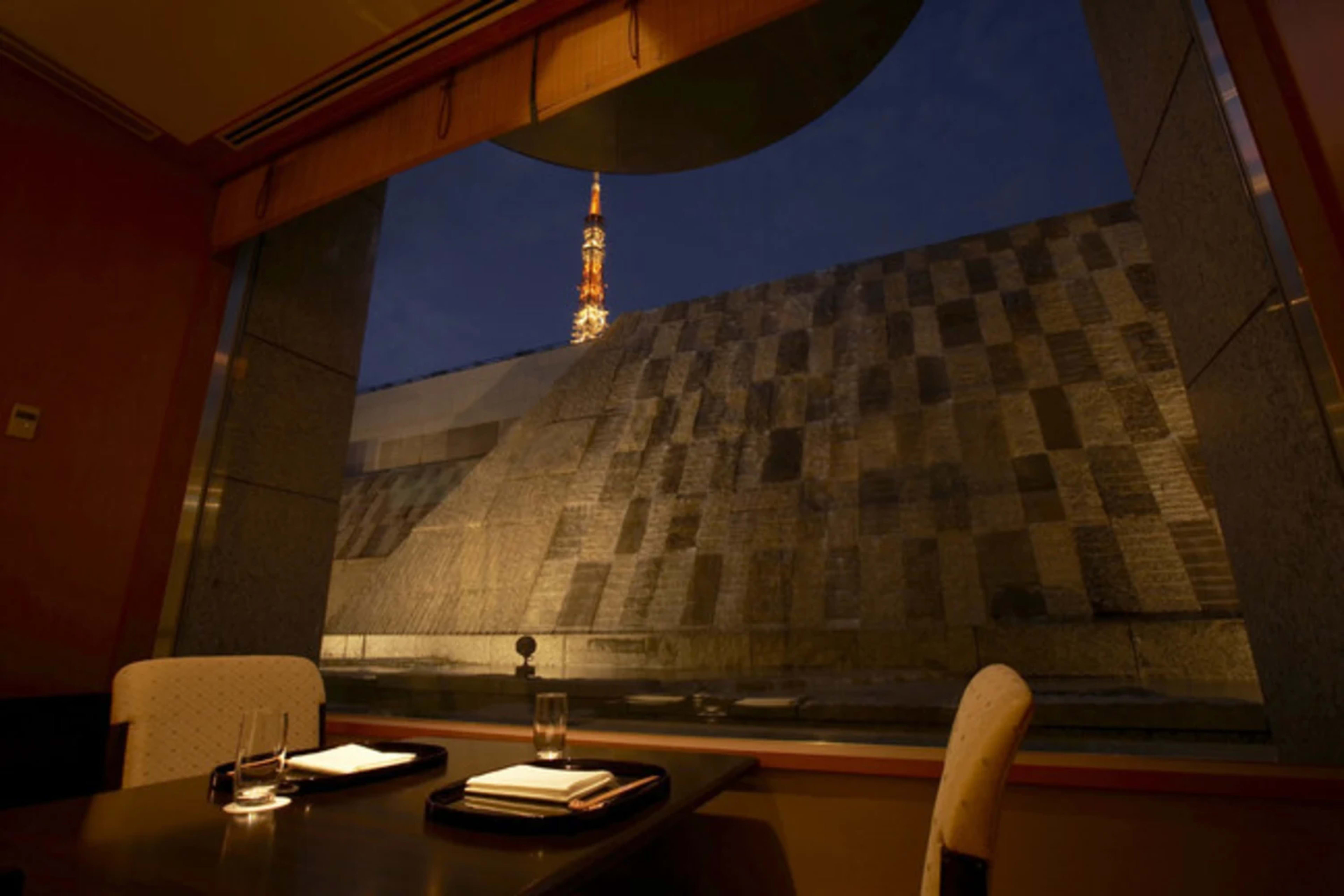 【東京タワー望む半個室確約/アニバーサリープラン】選べる季節の懐石料理全3種＋乾杯グラスシャンパン＋メッセージ入りホールケーキ＋記念写真プレゼント★ザ・プリンス パークタワー東京のホテルレストラン★