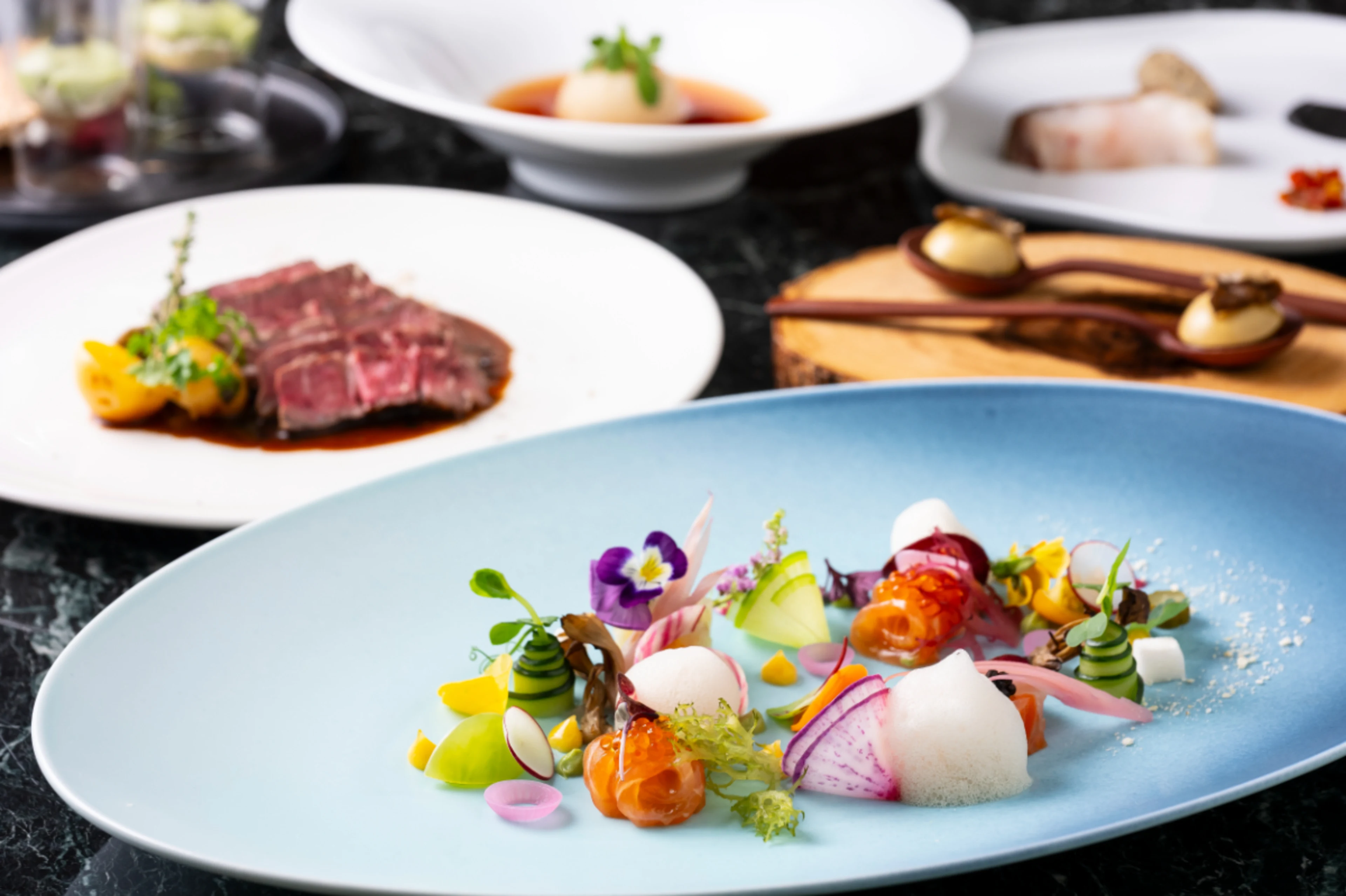 【窓側プライベートルーム確約 プロポーズランチプラン】豪華フレンチコース+乾杯グラスシャンパン+メッセージ入りケーキ+卓上花★地上33階からの圧巻の景色を二人占め★ザ・プリンス パークタワー東京が贈る一生に一度のプロポーズプラン