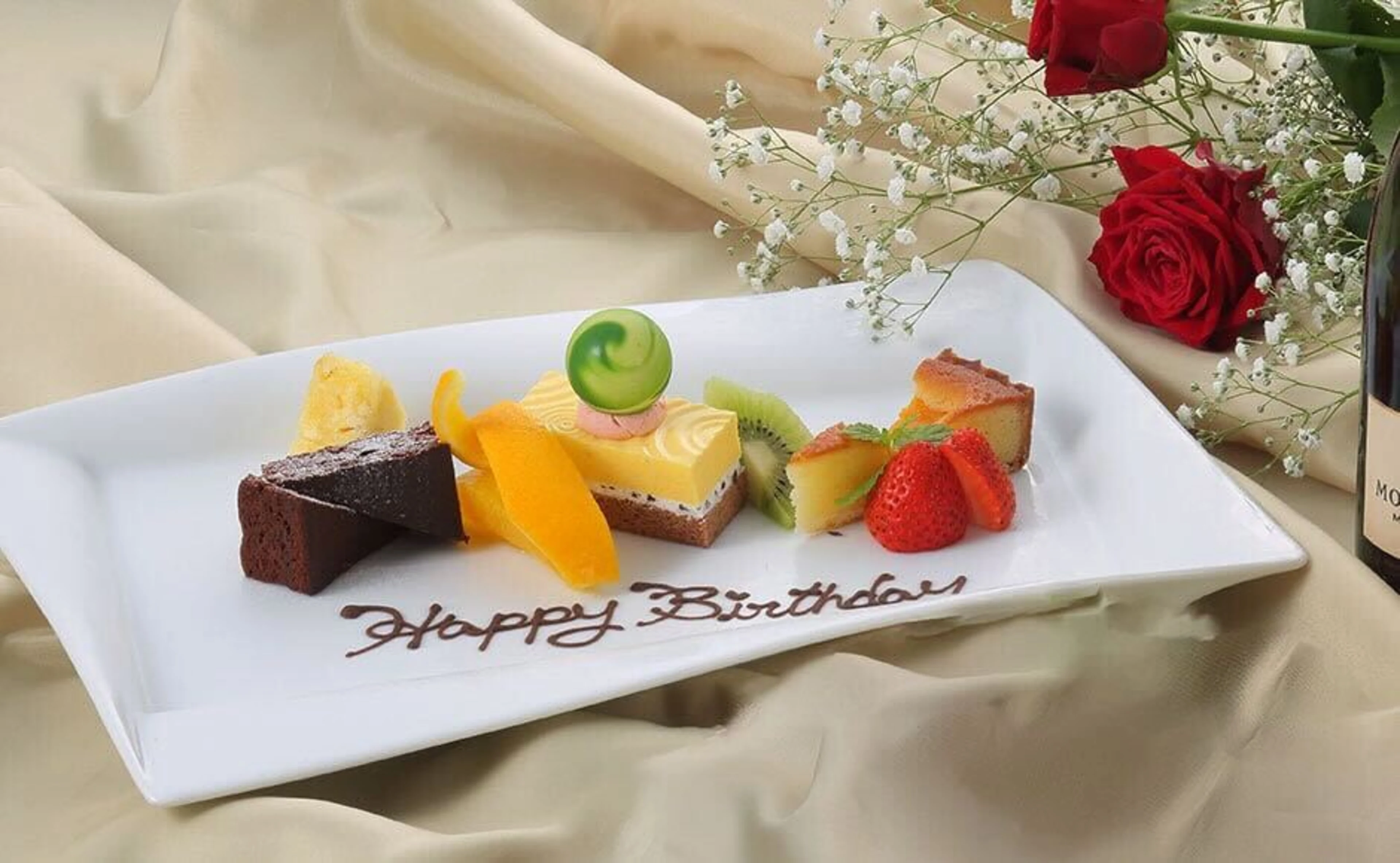 お祝いデザートプレート