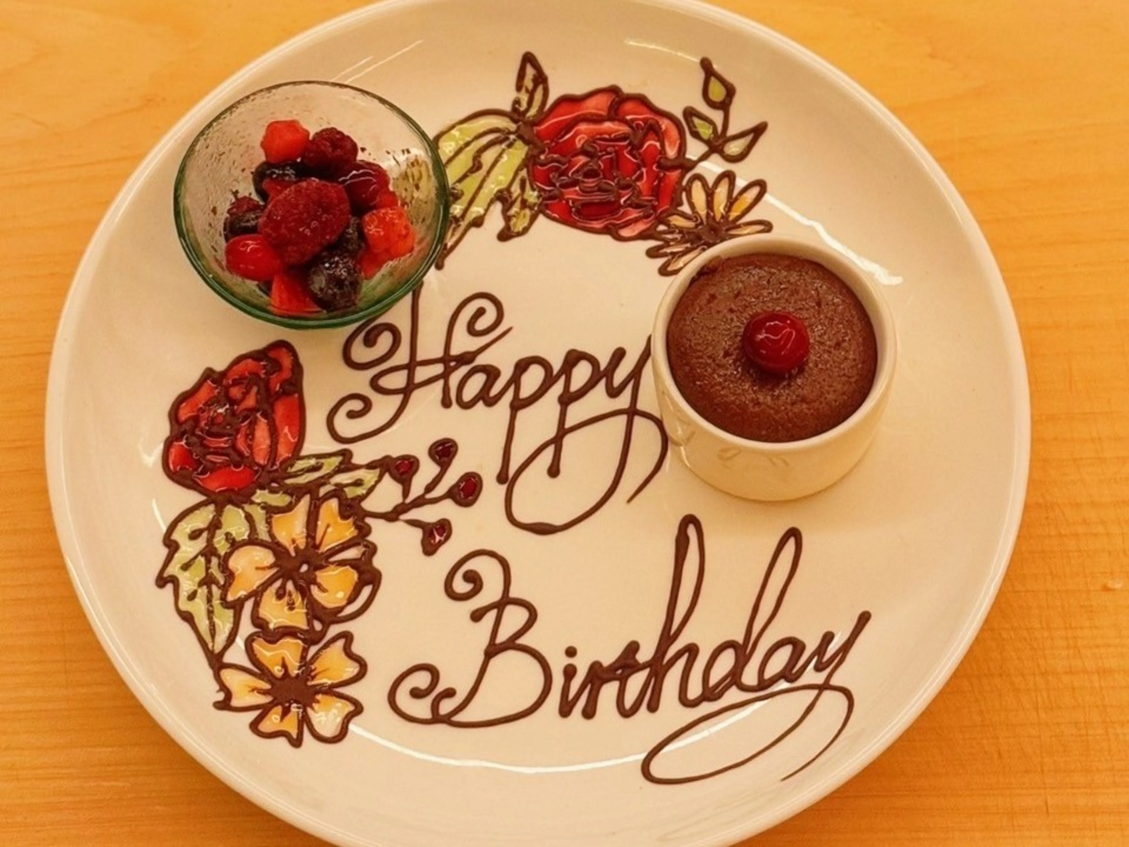 メッセージ付きプレート