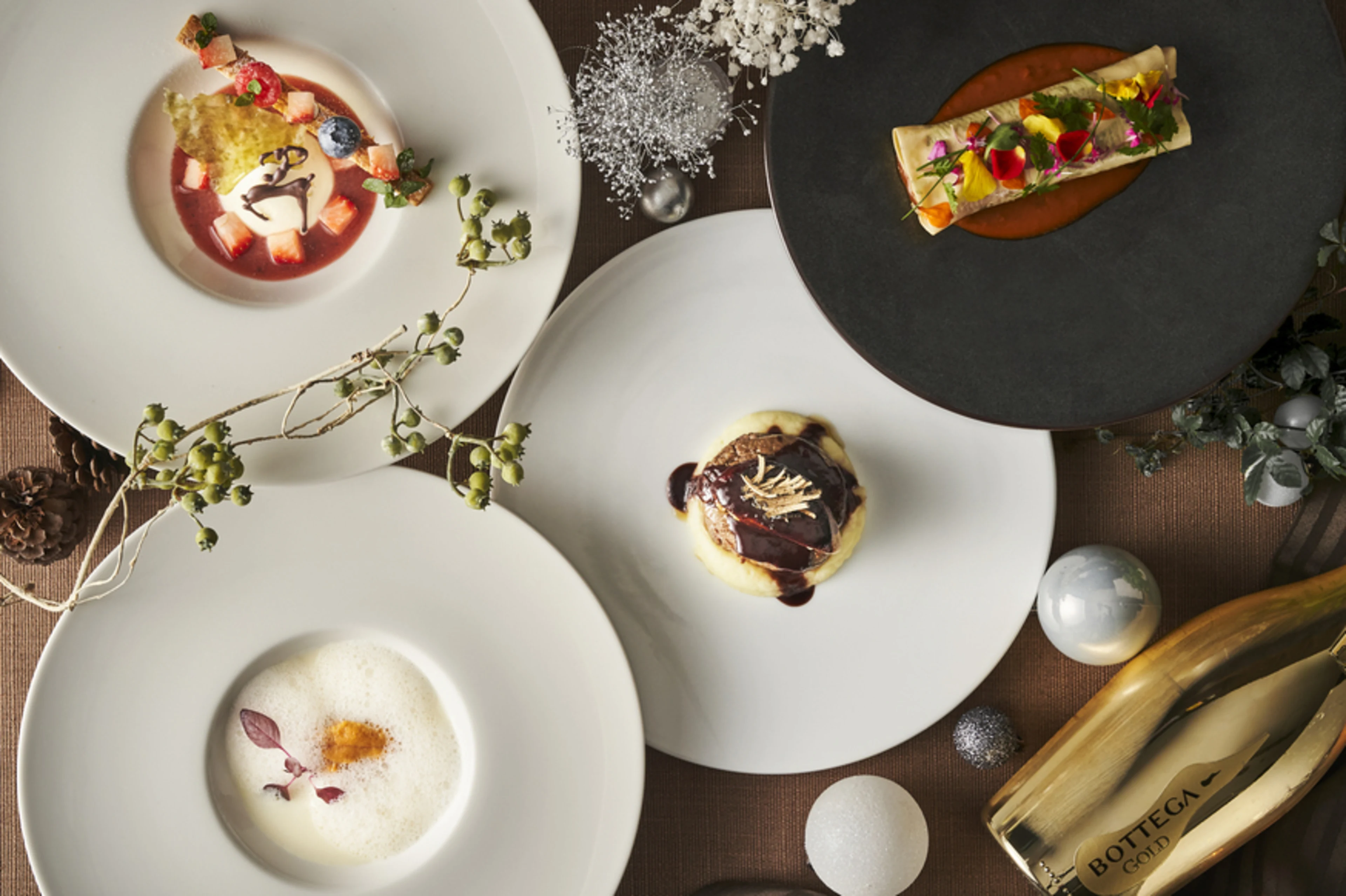 【個室確約×夜景 / プロポーズディナープラン】和牛サーロインと鮮魚Wメインの贅沢イタリアンコース全8品＋乾杯シャンパン★銀座の一等地で贈るドラマチックなひととき