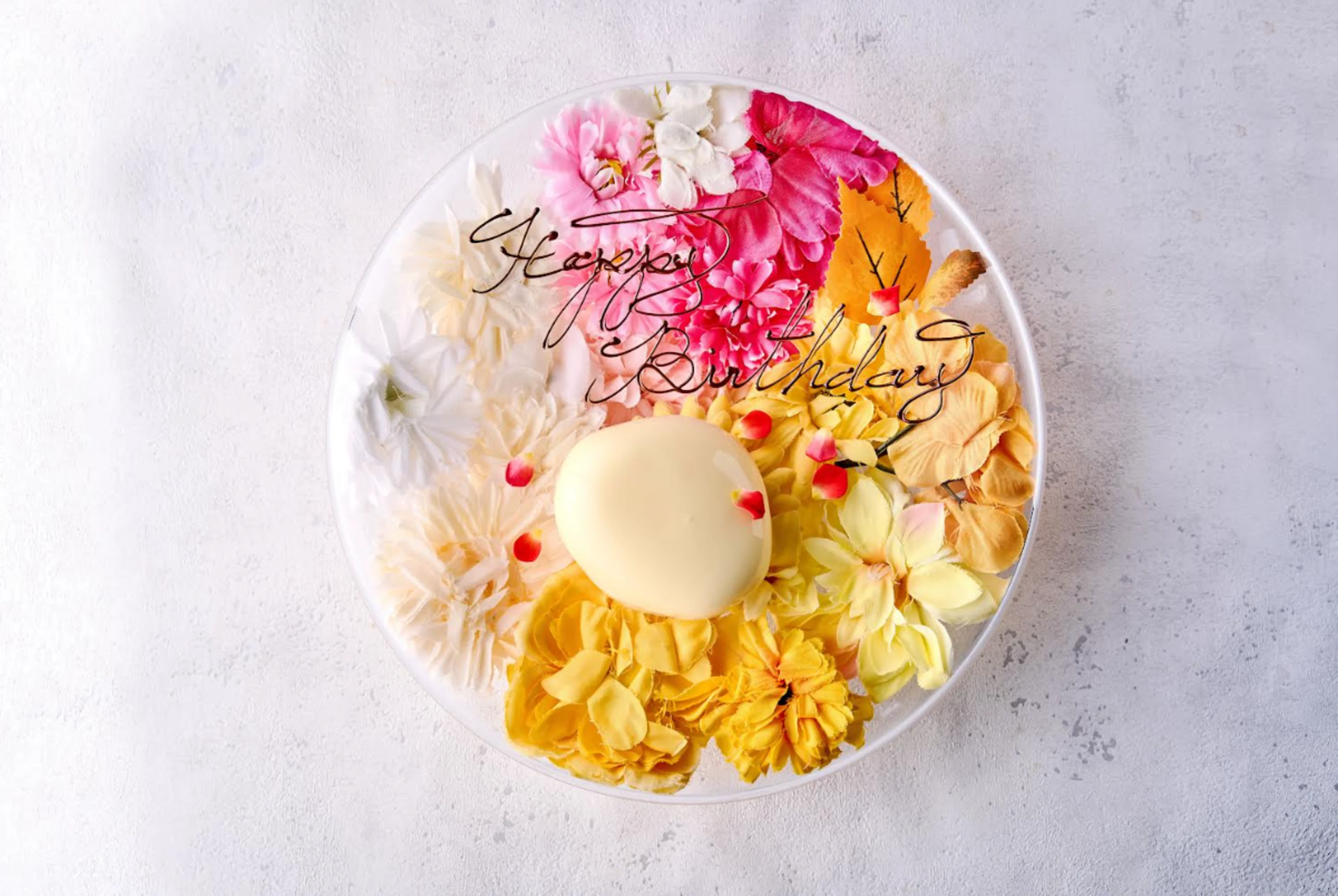 メッセージ付きプレート