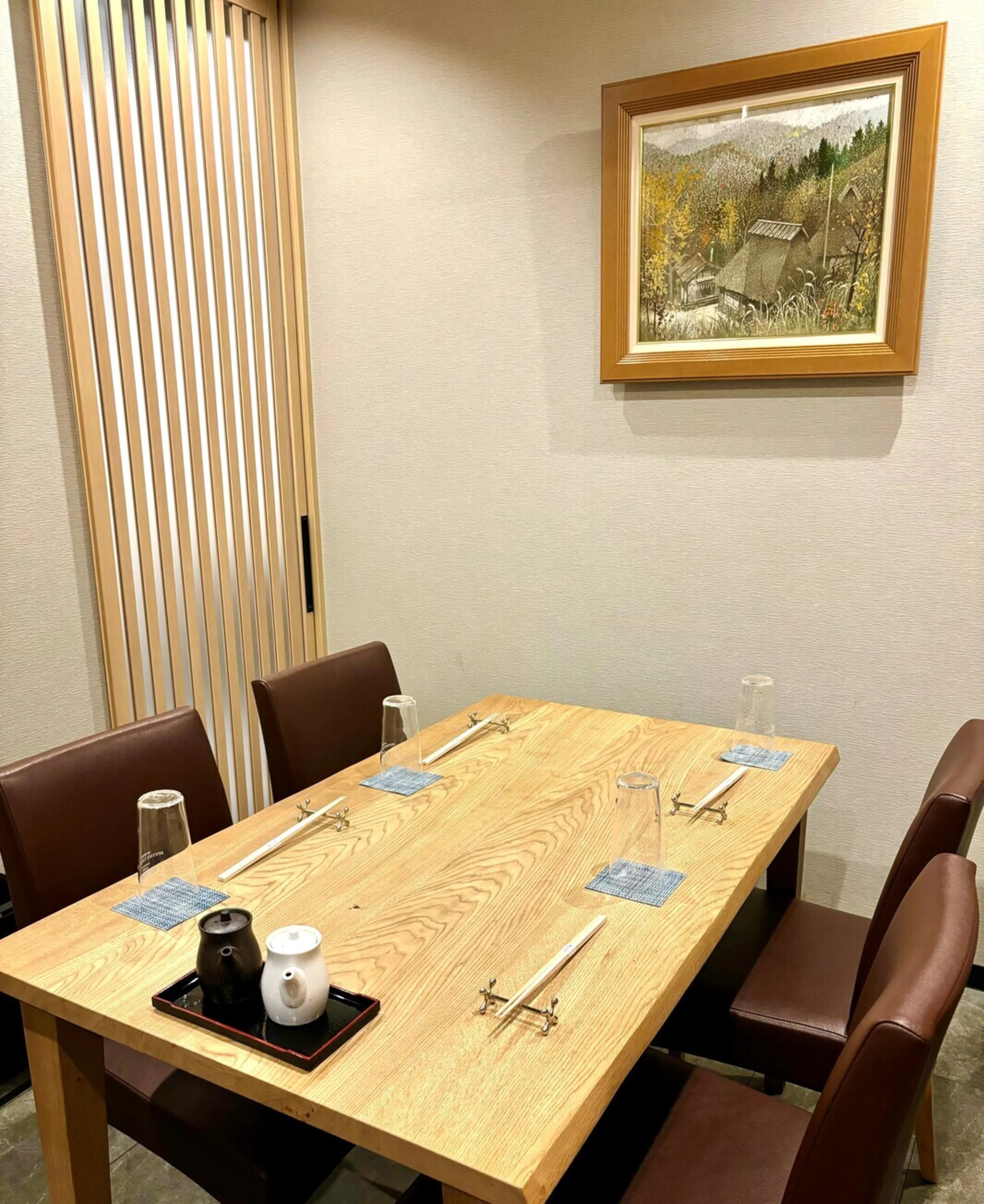 カウンター席orテーブル席or個室