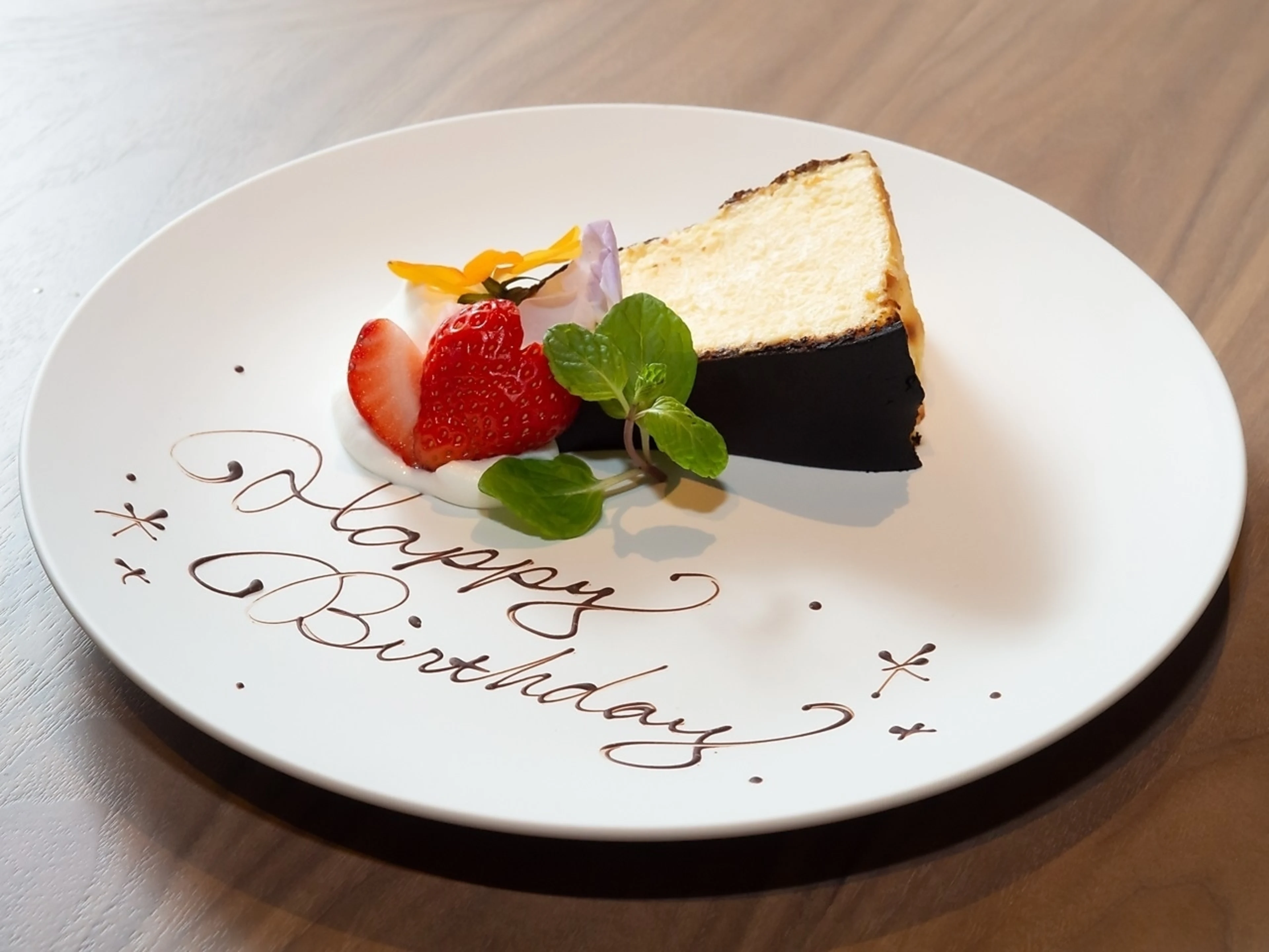 【ご希望の場合のみ】メッセージ付きプレート