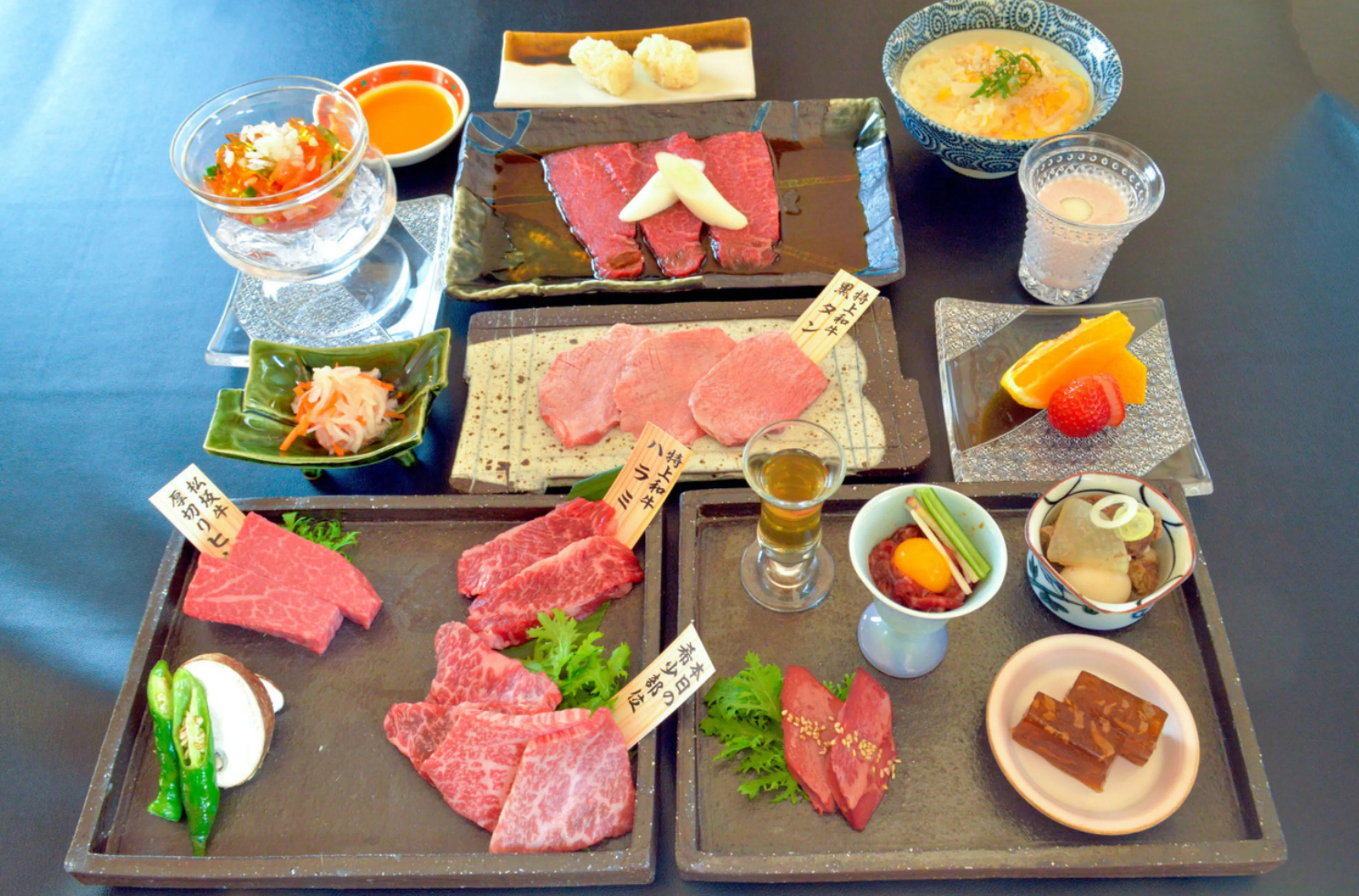 A5ランクの厳選和牛を堪能する焼肉会席