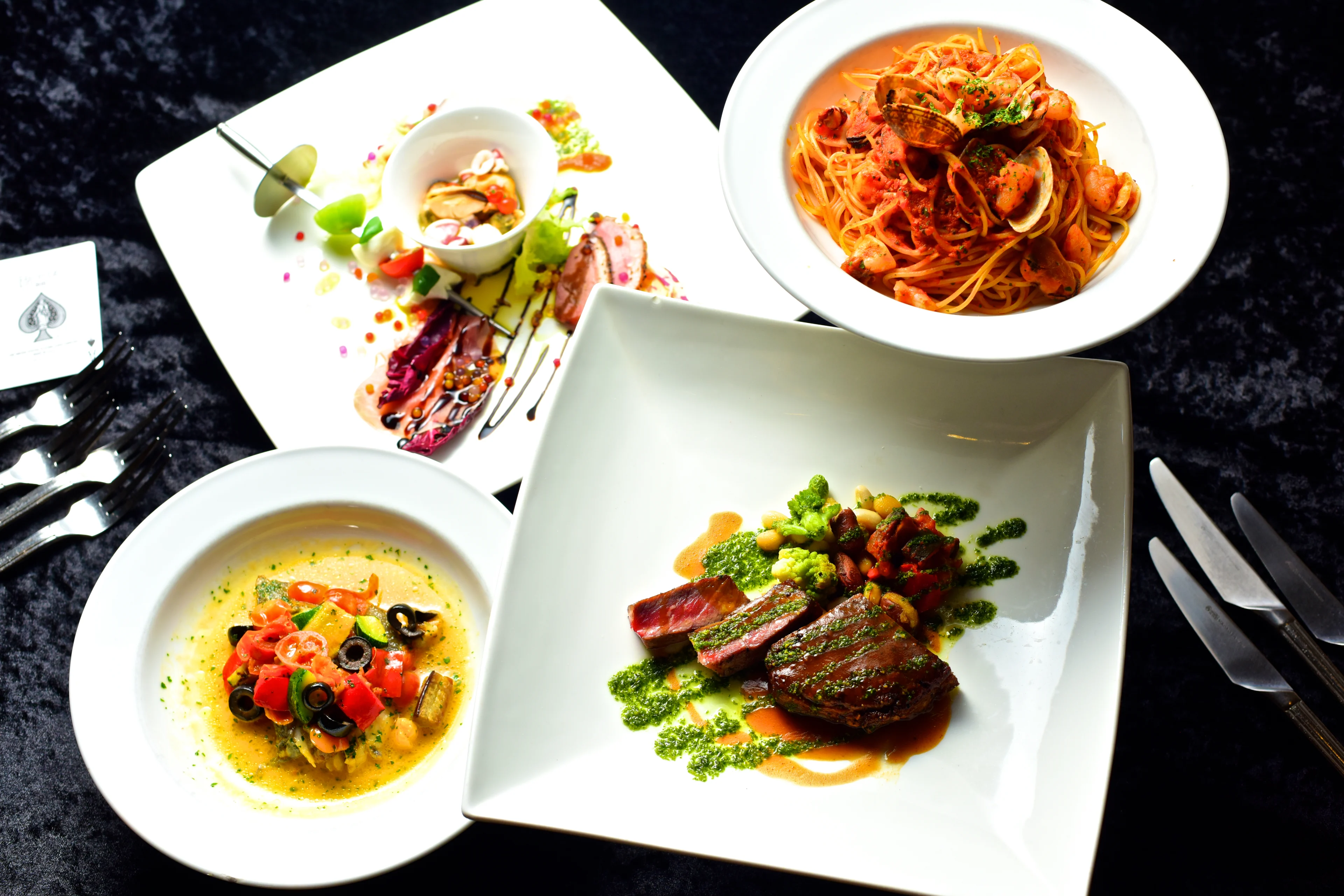 本格イタリアンフルコース全9品