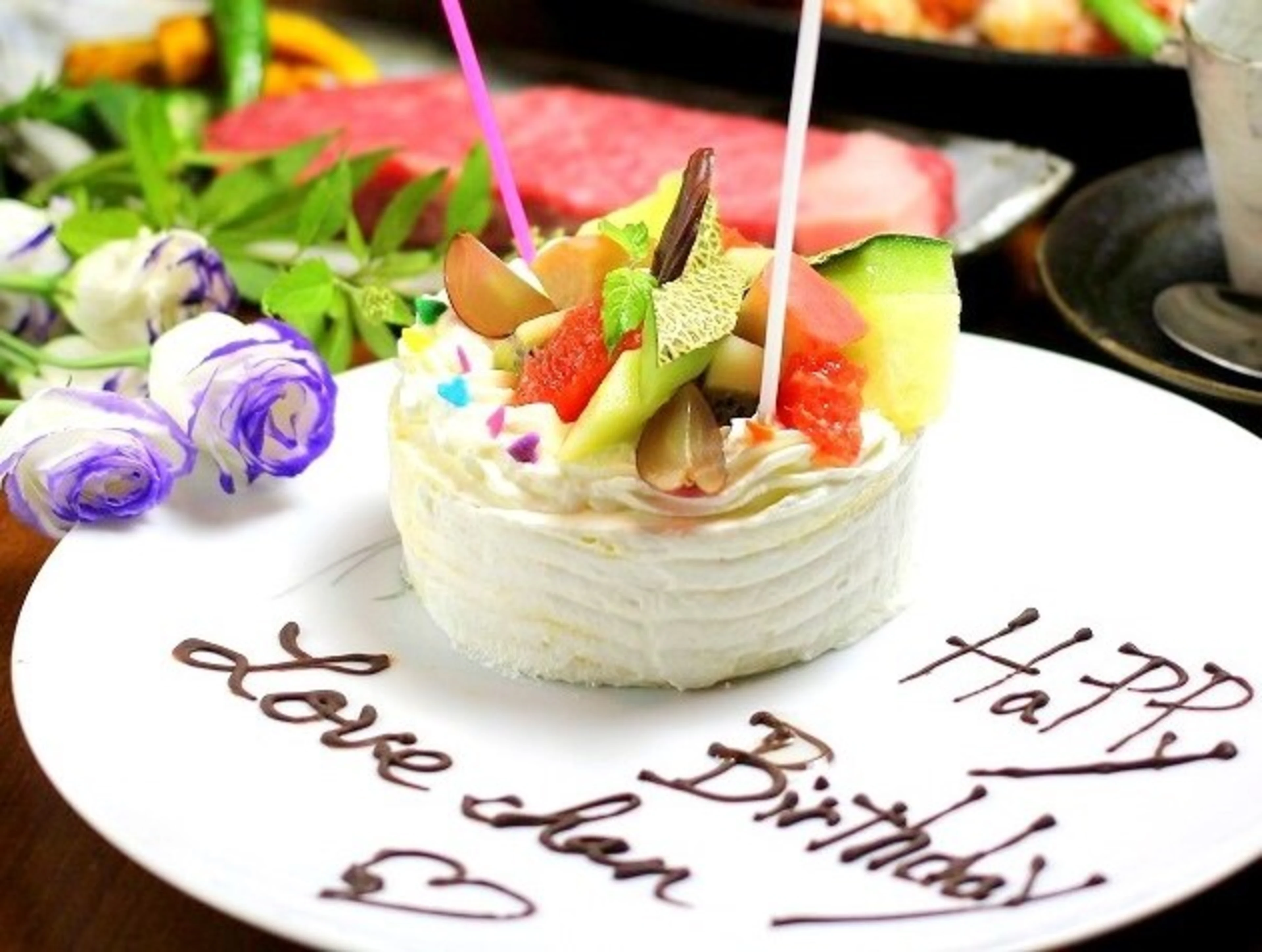 メッセージ付きホールケーキ（10cm）