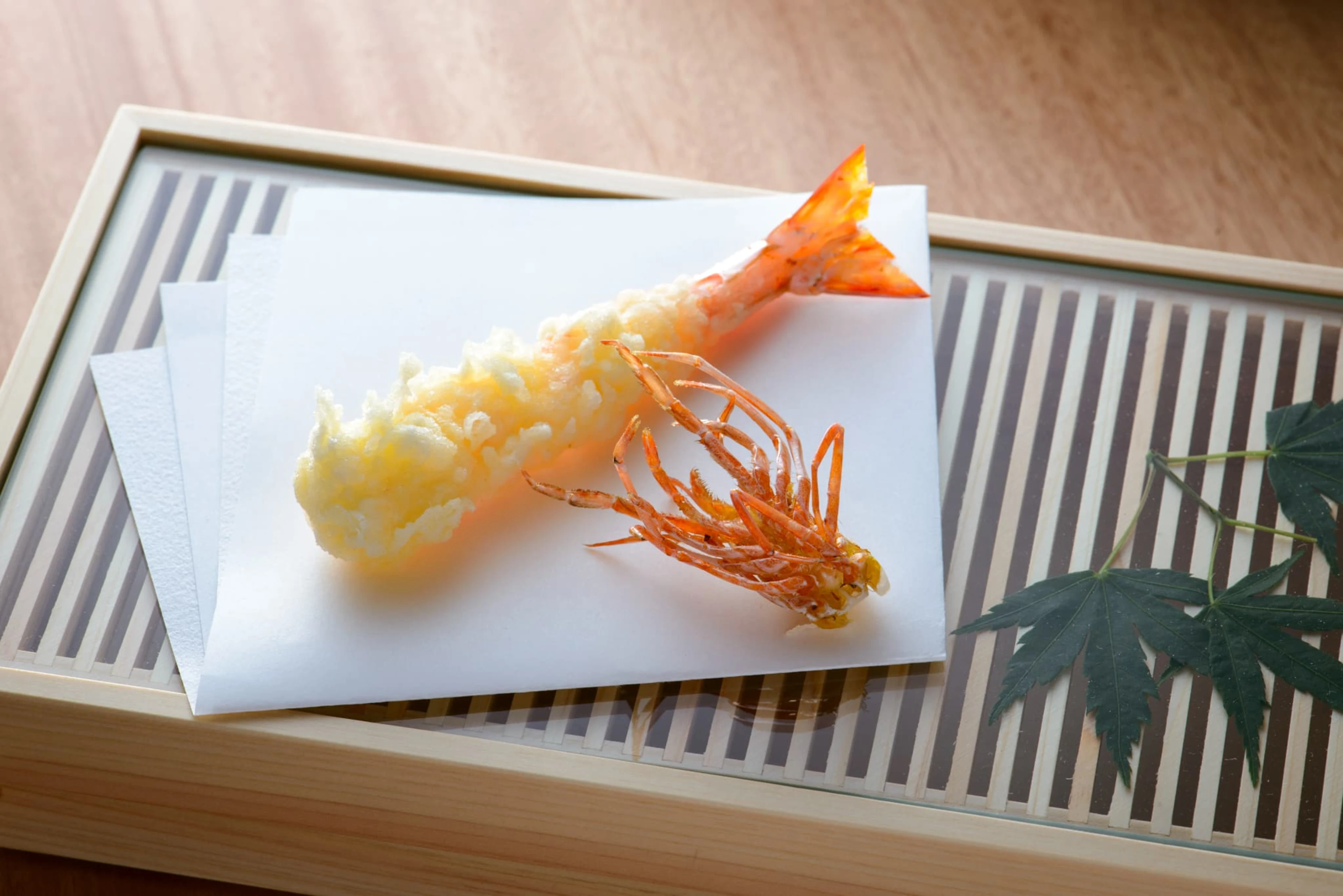 絶品の天婦羅やお造りなどを堪能できるコース