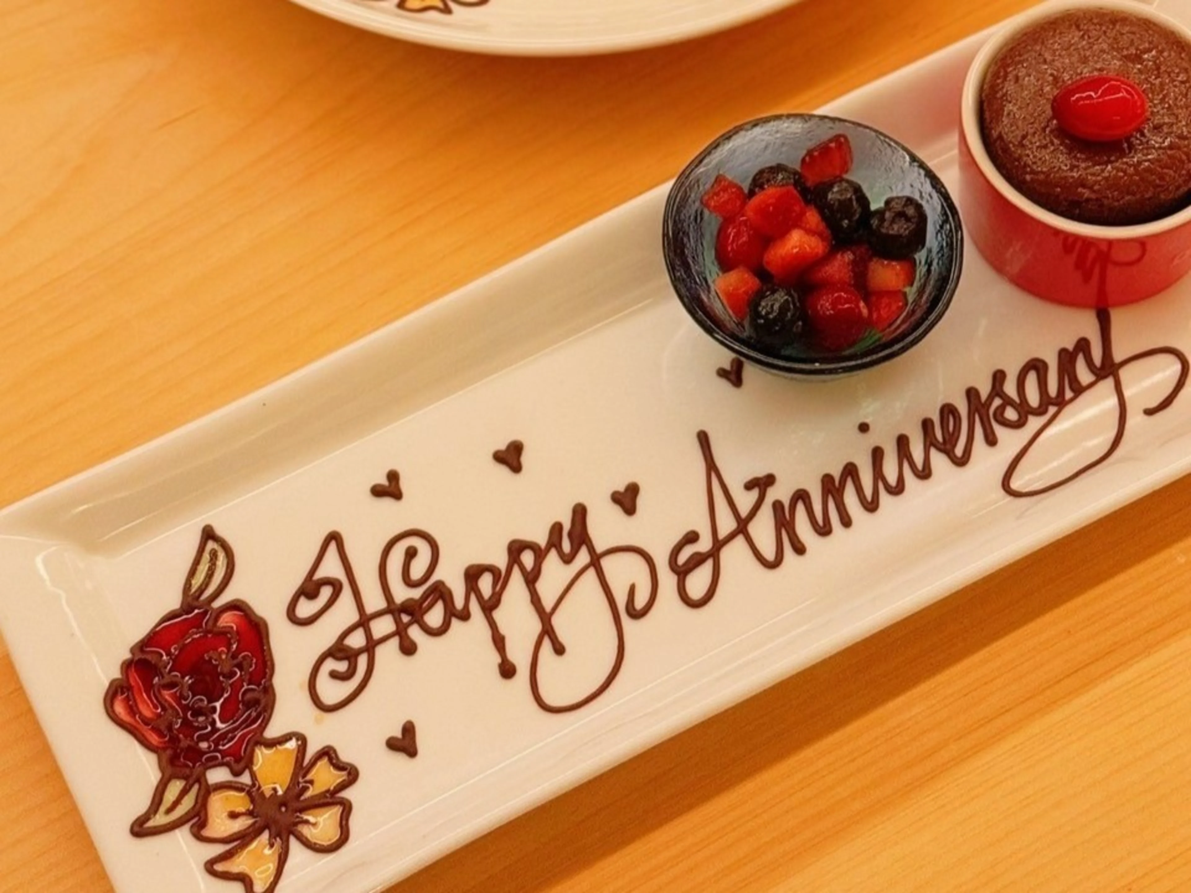 メッセージ付きプレート