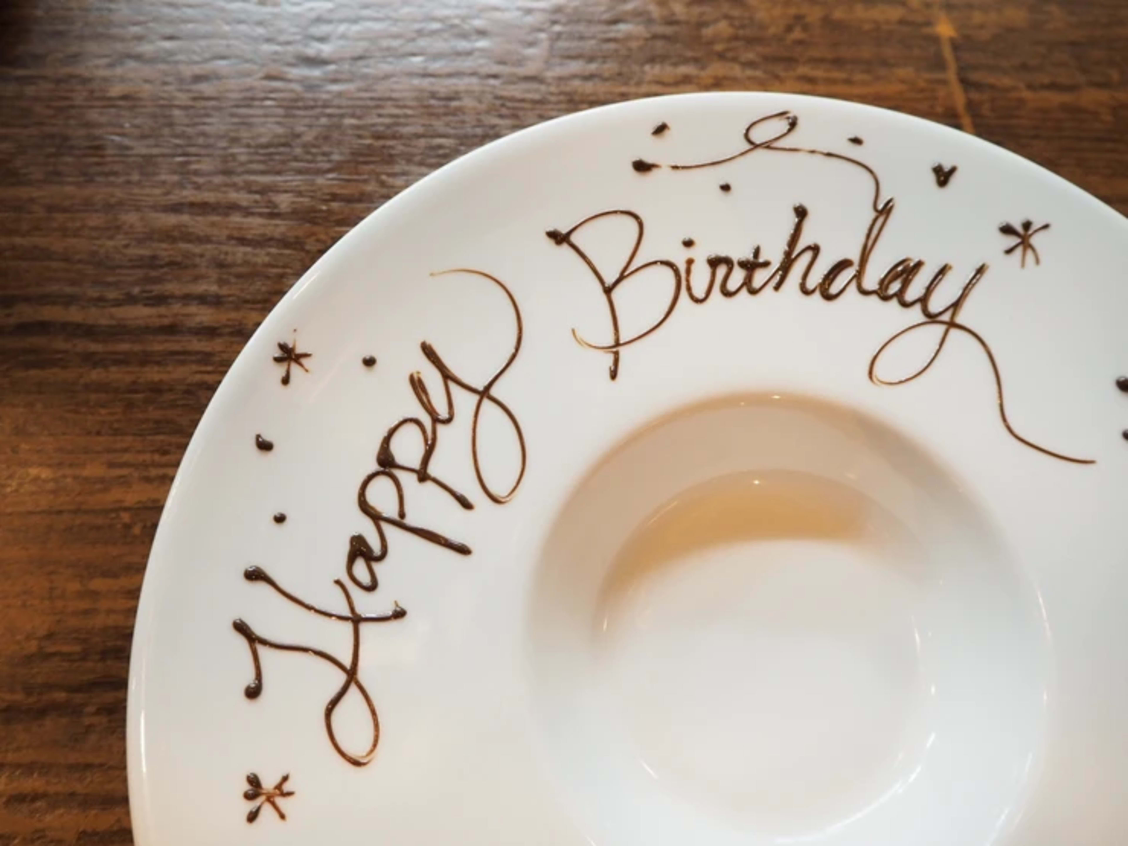 メッセージ付きプレート