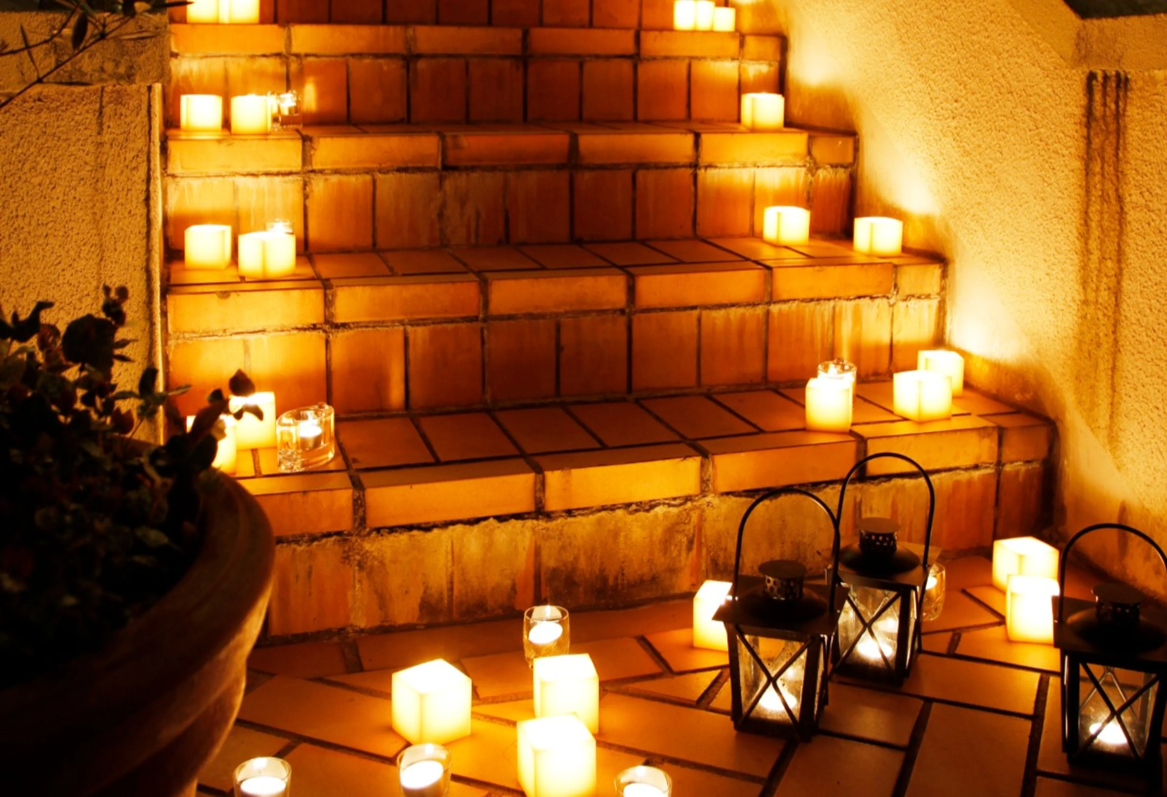 キャンドル装飾