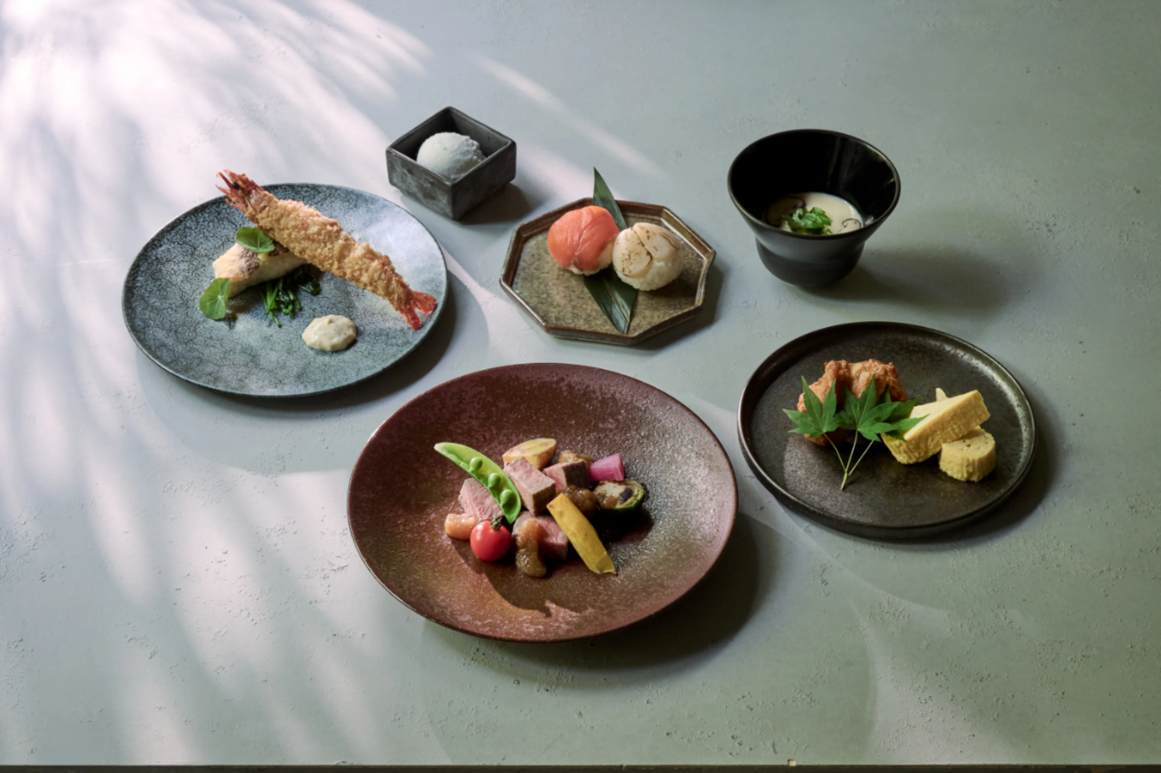 九州の素材の恵みを活かしたフルコース